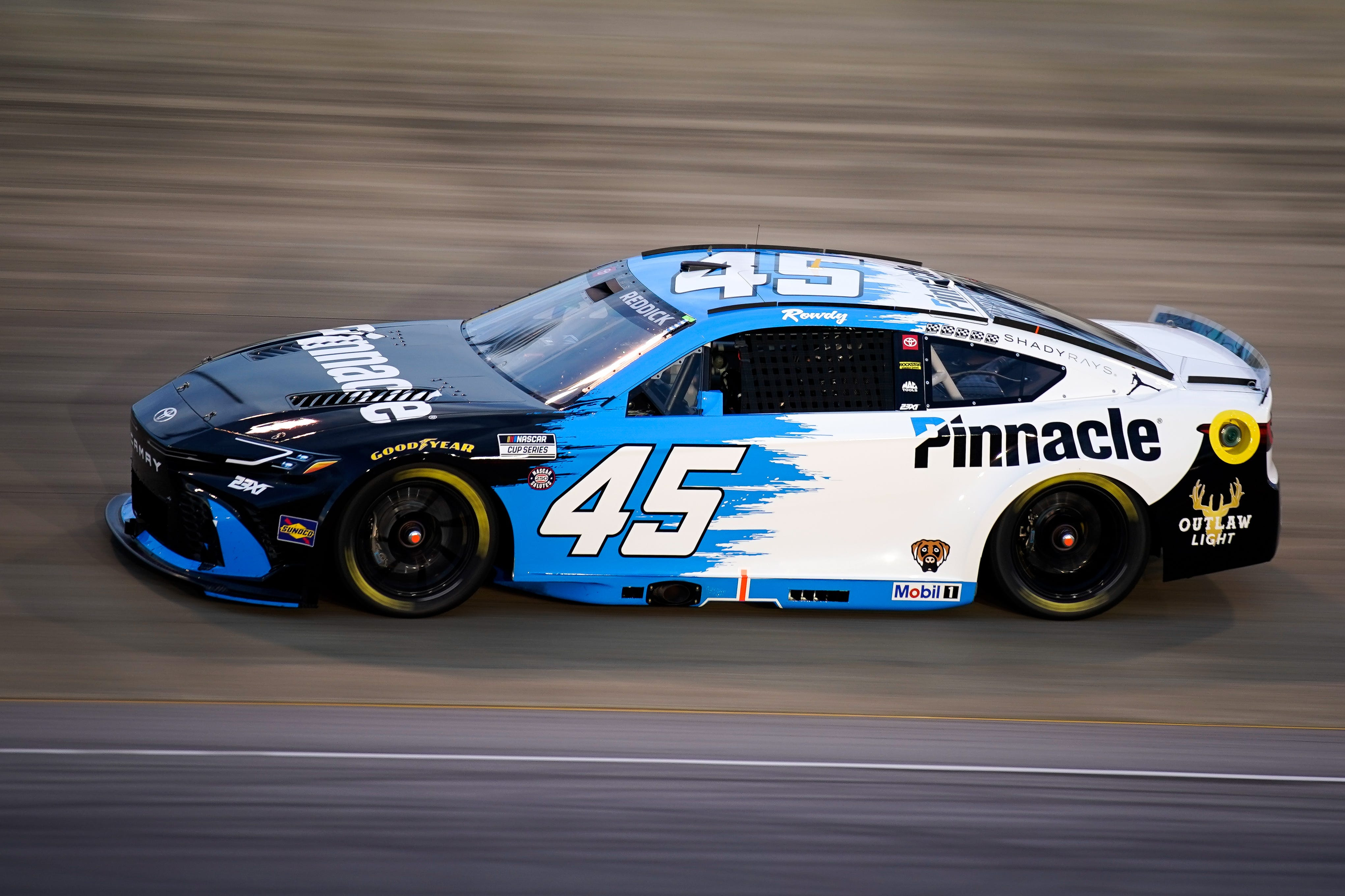 NASCAR Cup Series driver Tyler Reddick (45) races as we break down our Eero 400 predictions.
