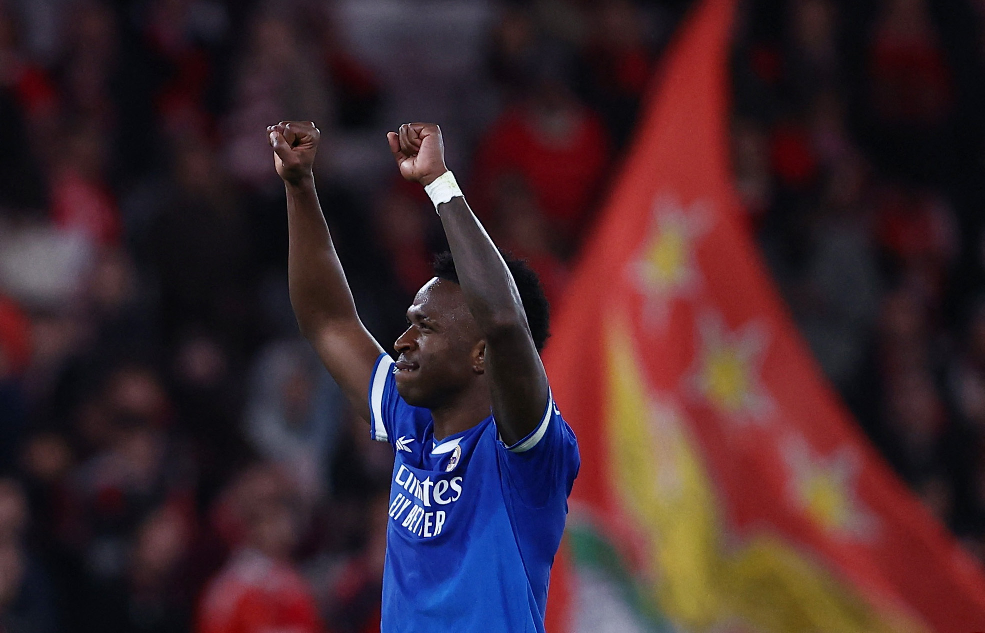 Vinicius Junior after wining the first leg as we offer our Champions League knockout predictions and odds.