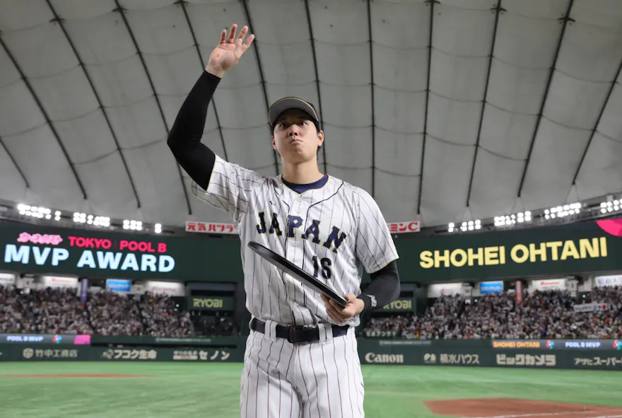 Shohei Ohtani of Japan as we look at our top Mexico vs. Japan picks.