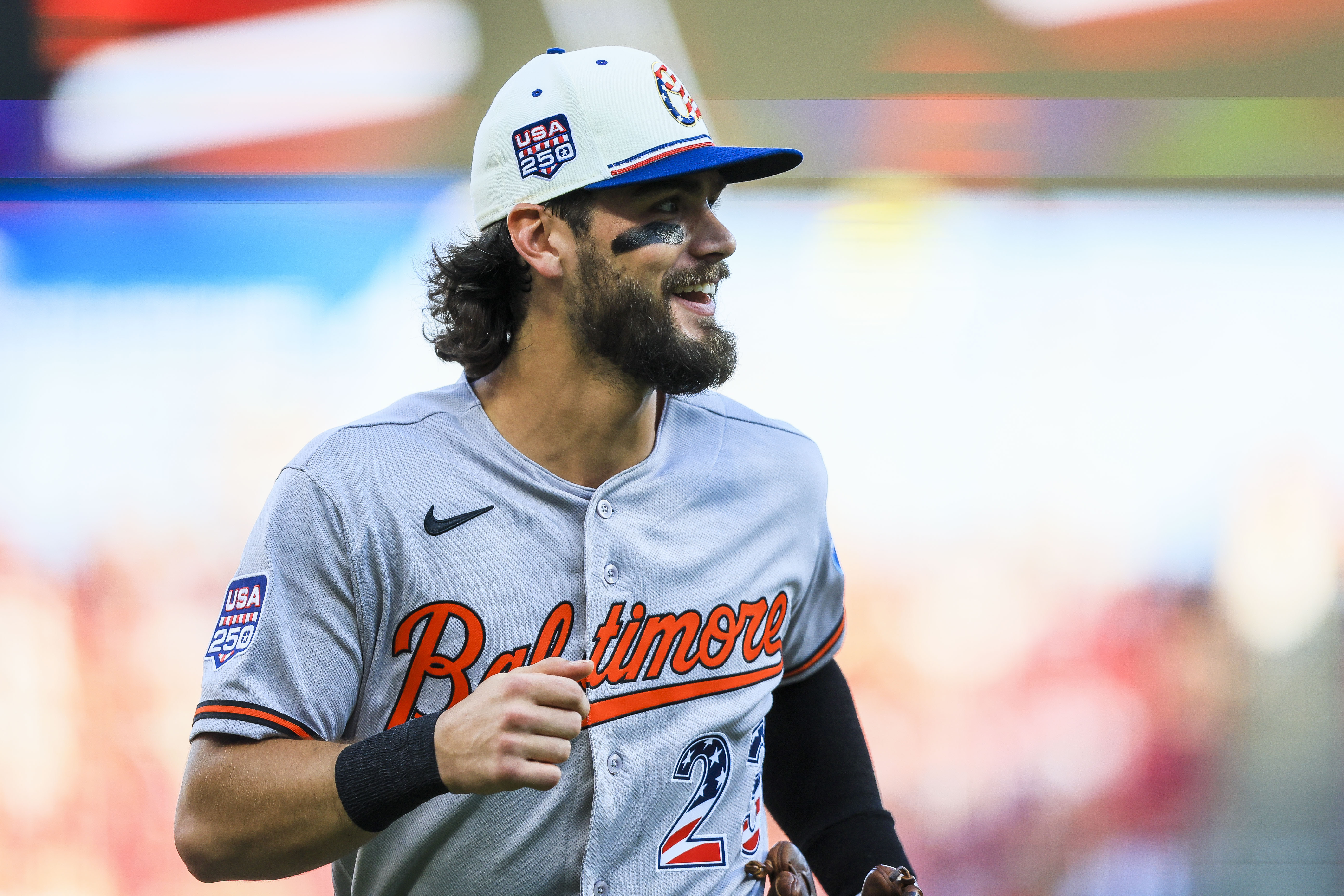 Baltimore Orioles third baseman Blaze Alexander (23) runs off the field as we break down our Red Sox vs. Orioles prediction.
