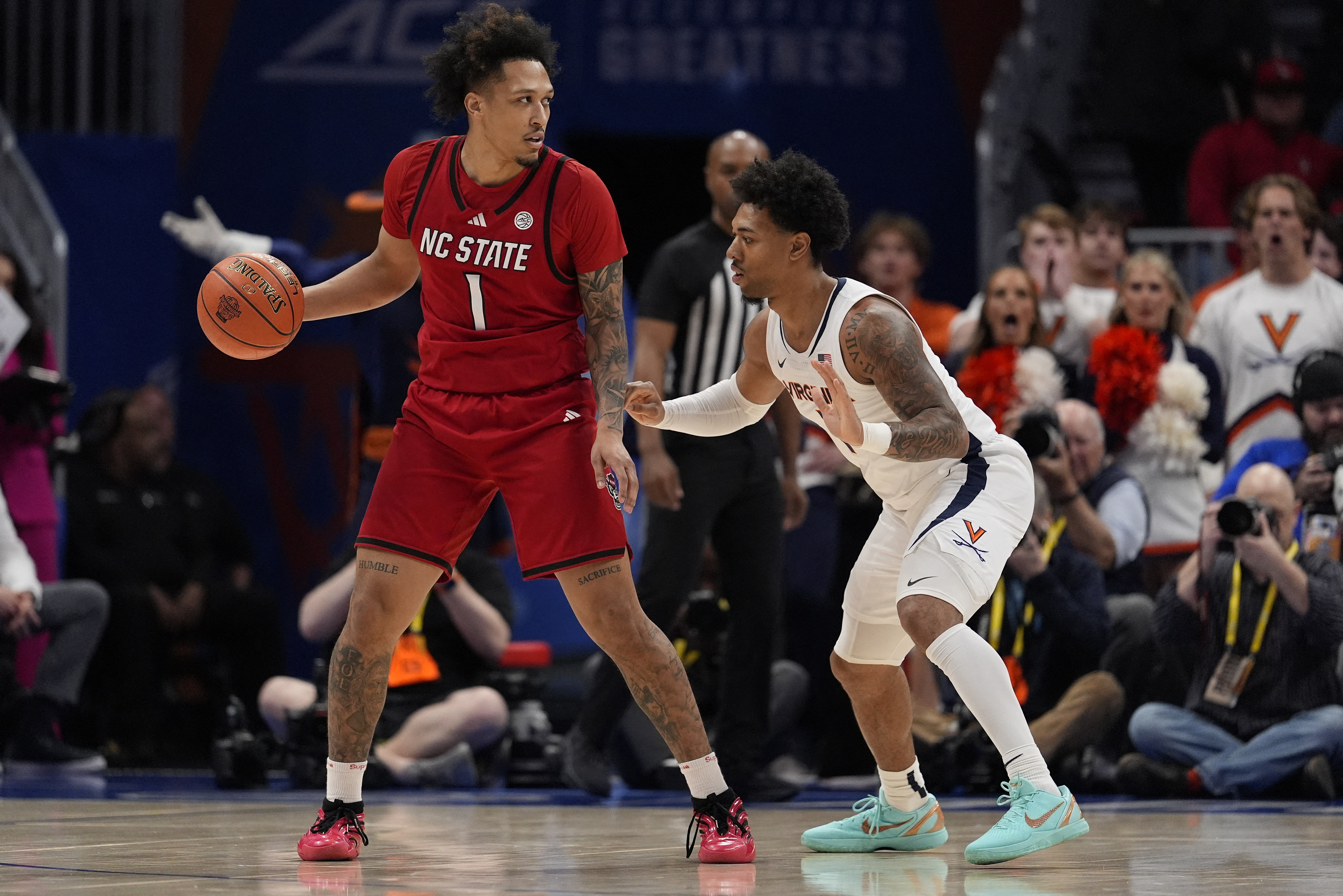 Darrion Williams in action as we provide our First Four player props today.