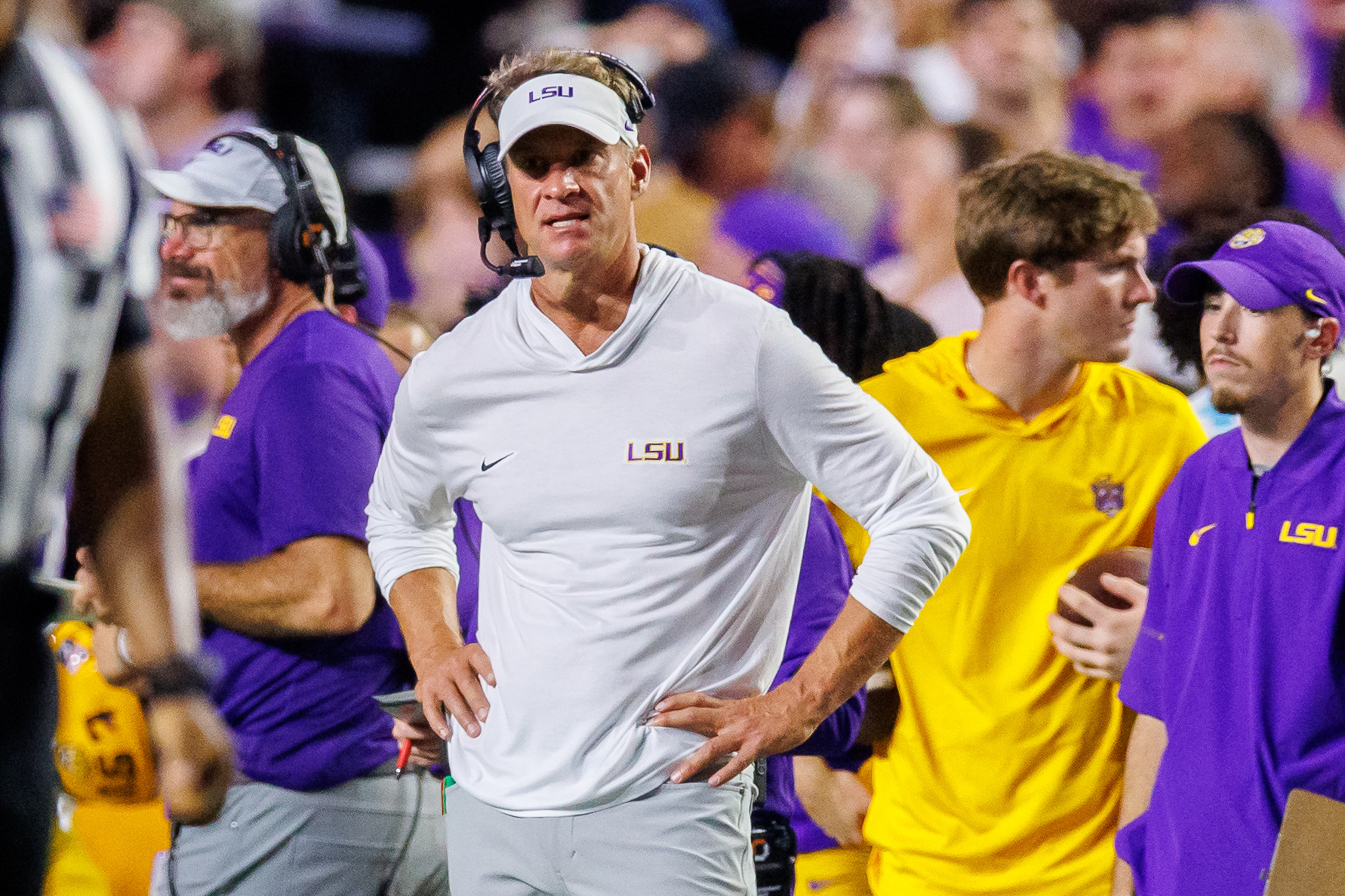 LSU coach Lane Kiffin reacts as we break down our LSU vs. Ole Miss same-game parlay.