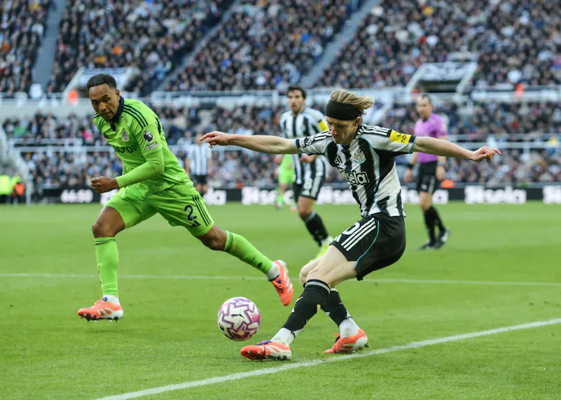 Anthony Gordon against Fulham at St. James's Park as we offer our West Ham United vs. Newcastle Prediction