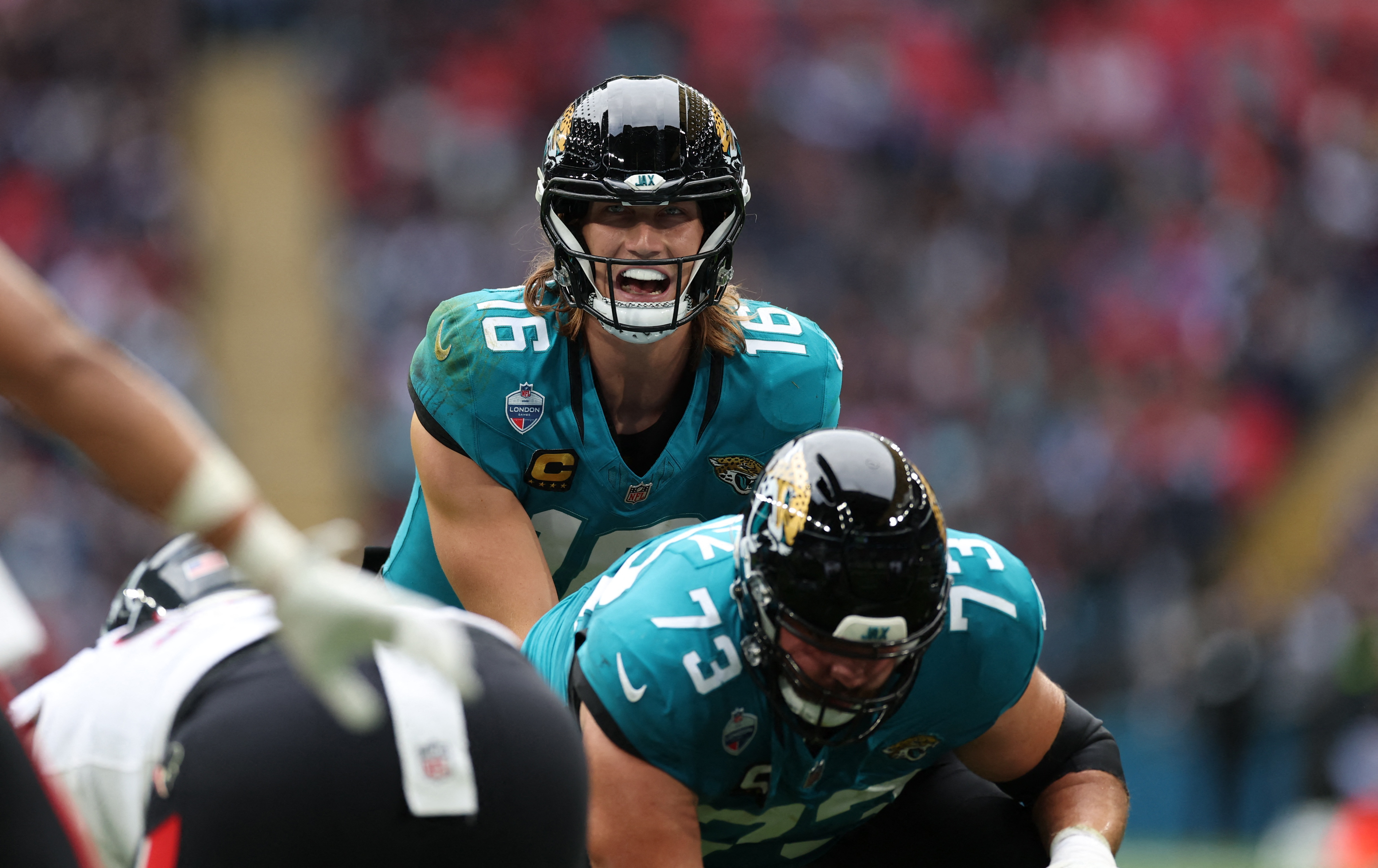 Jacksonville Jaguars QB Trevor Lawrence reacts as we make our best Colts vs. Jaguars prediction.