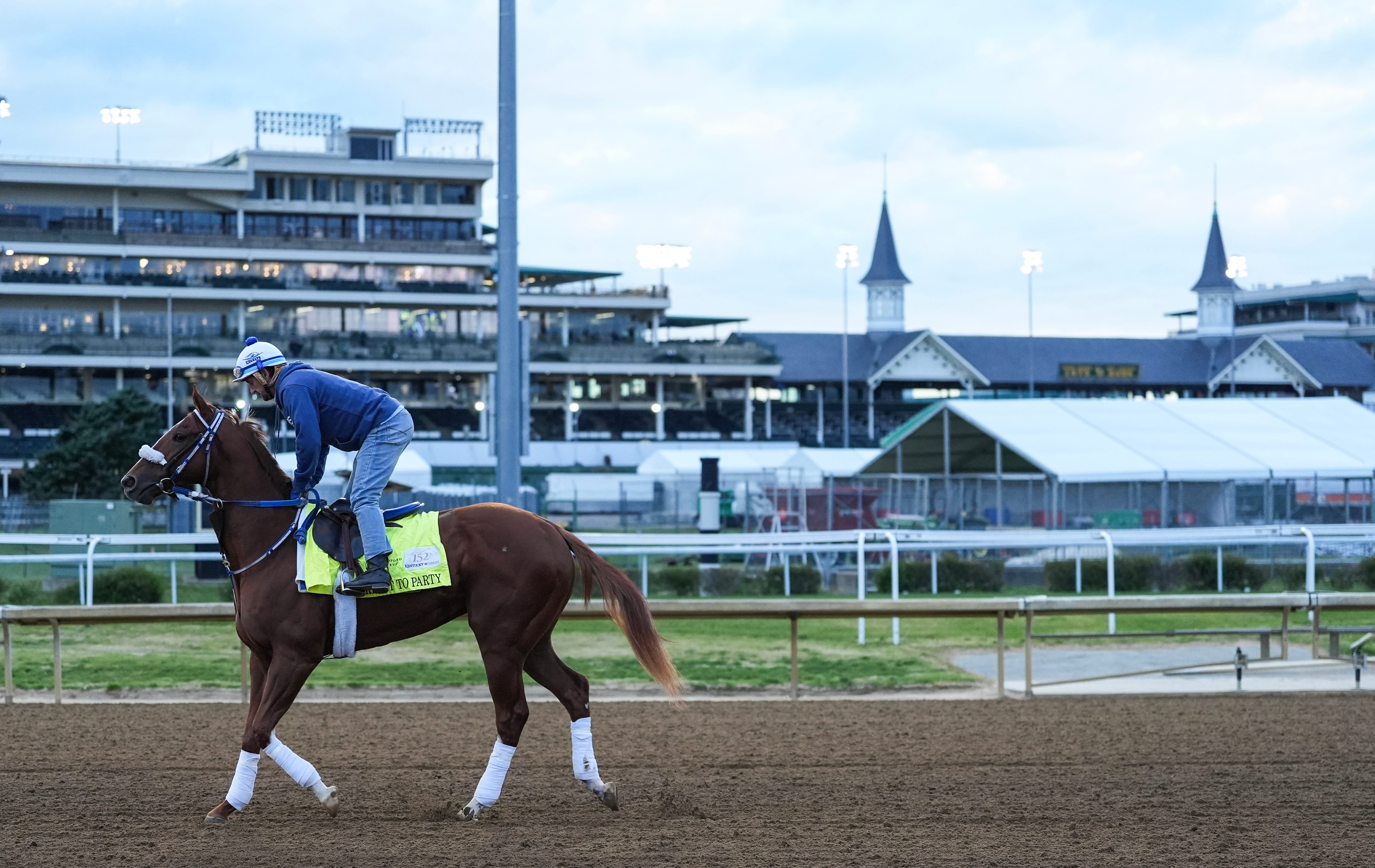 2026 Kentucky Derby horse Right To Party on the track as we break down our Kentucky Derby trends 2026.