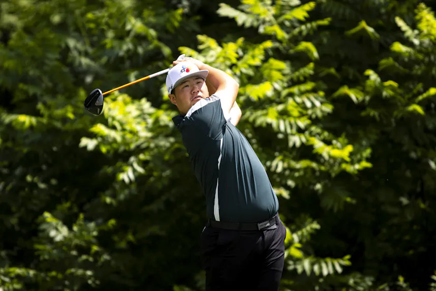 Sungjae Im hits his tee shot as we look at our British Open long-shot picks