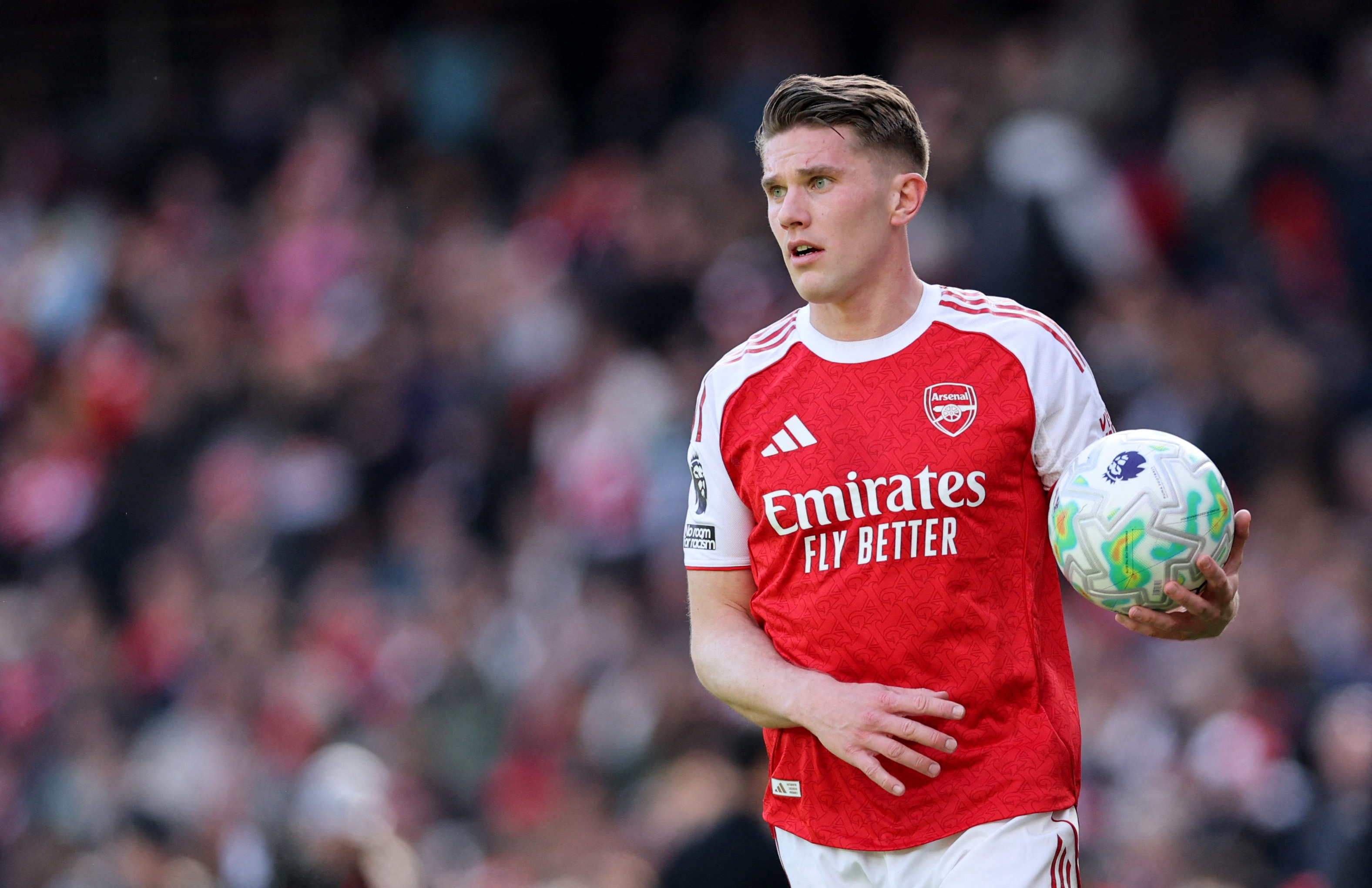 Arsenal's Viktor Gyokeres looks on as we make our best Arsenal vs. Sporting CP prediction. 