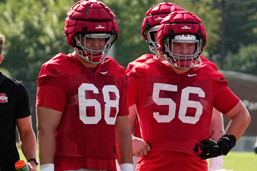 Ohio State Buckeyes offensive linemen George Fitzpatrick and Seth McLaughlin as we look at Bovada pulling out of the state.