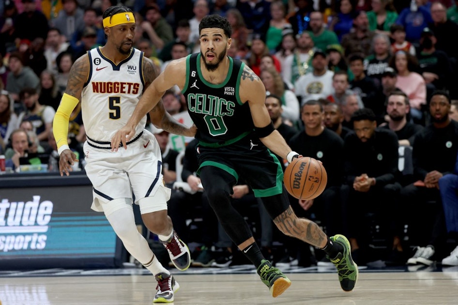 Who will the Boston Celtics need to compete against to win the 2023 NBA  championship?