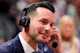 JJ Redick announces the game between the Los Angeles Lakers and the Denver Nuggets as we look at the Lakers next coach odds with Redick as the favorite.