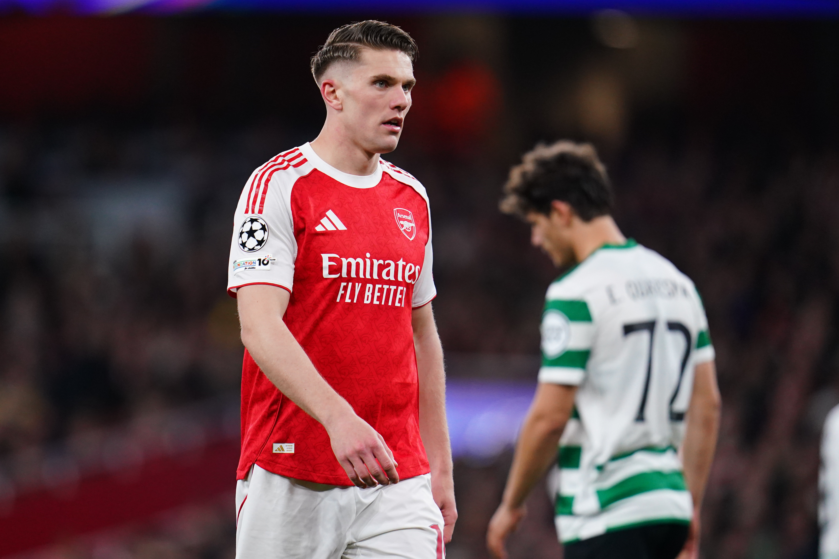 Viktor Gyokeres of Arsenal during the match as we break down our Arsenal vs. Newcastle prediction.