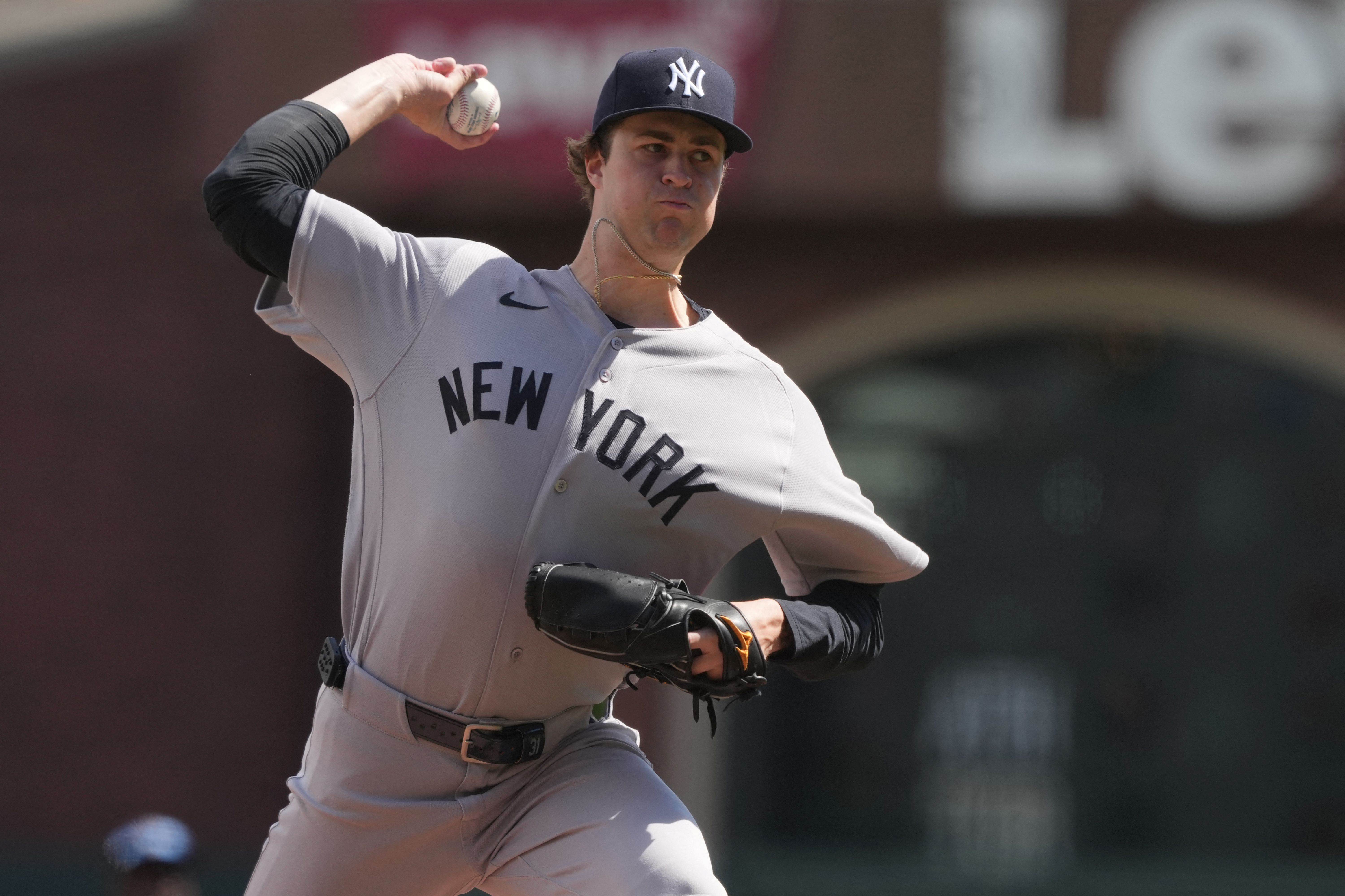 New York Yankees starting pitcher Cam Schlittler throws a pitch, and he's key as a we look at our Yankees vs. Red Sox prediction.