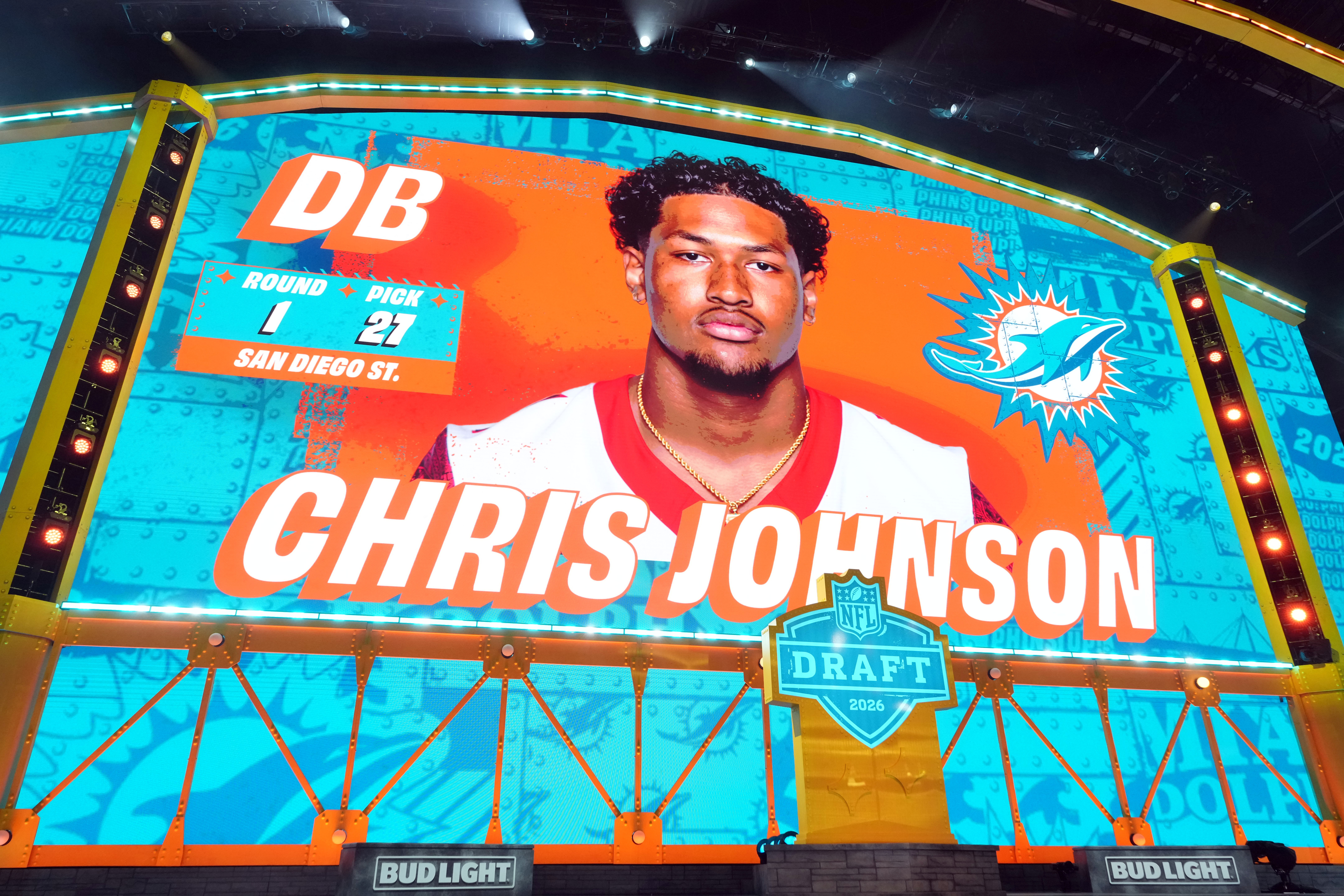 Miami Dolphins cornerback Chris Johnson is featured in our NFL Defensive Rookie of the Year power rankings. 