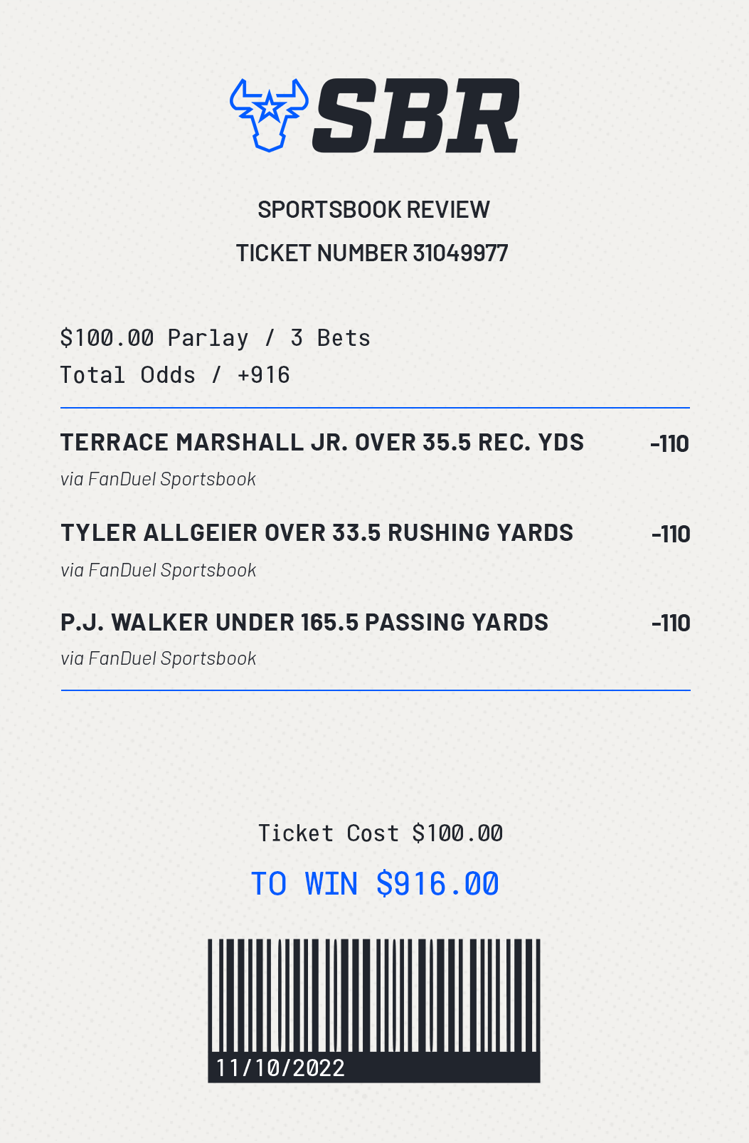 Falcons vs. Panthers Same Game Parlay Picks, Predictions: Young