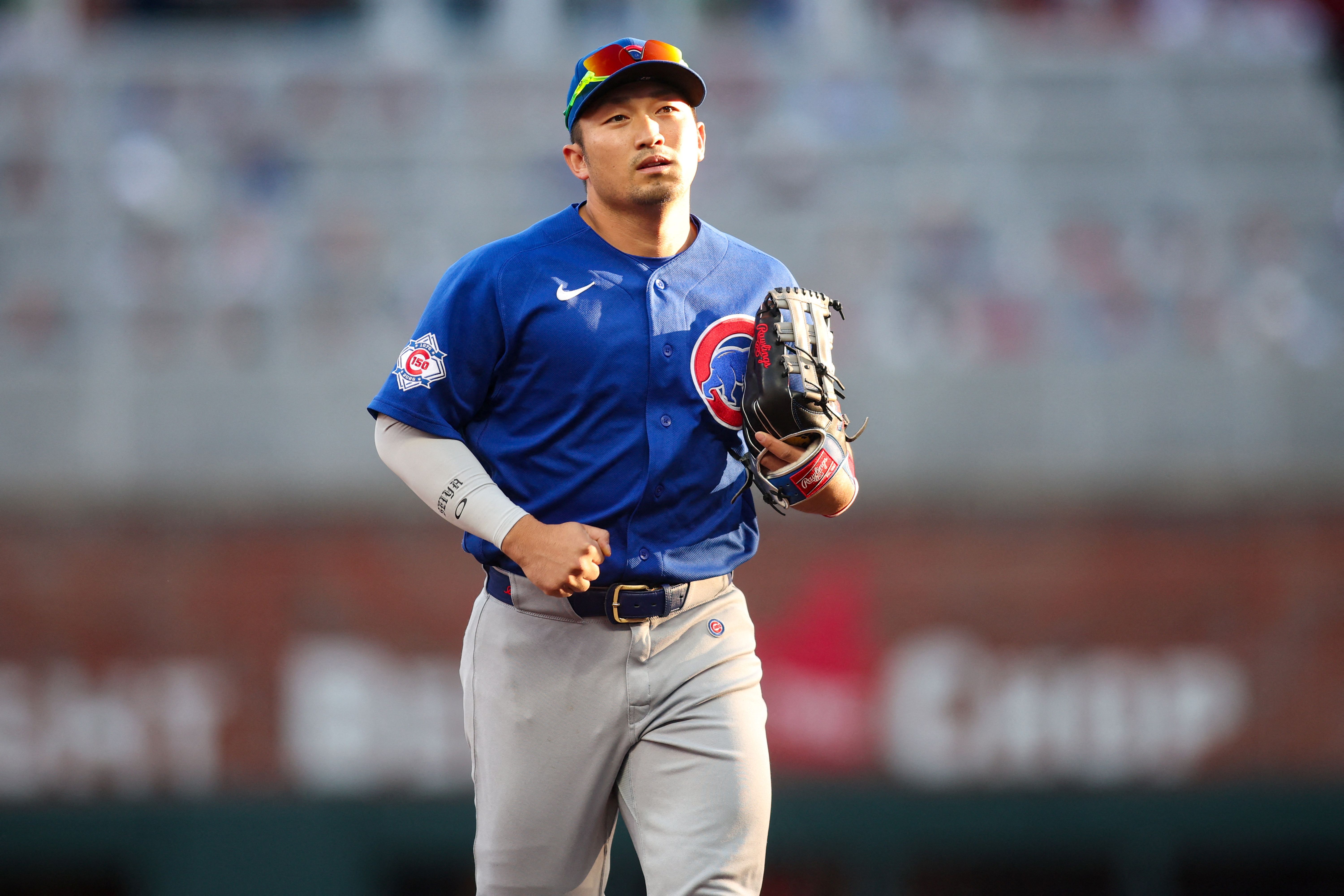 Chicago Cubs right fielder Seiya Suzuki in action, and he's featured in my home run predictions today.