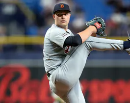 Tarik Skubal of the Detroit Tigers throws against the Tampa Bay Rays, and we look at the best MLB Cy Young Award odds.