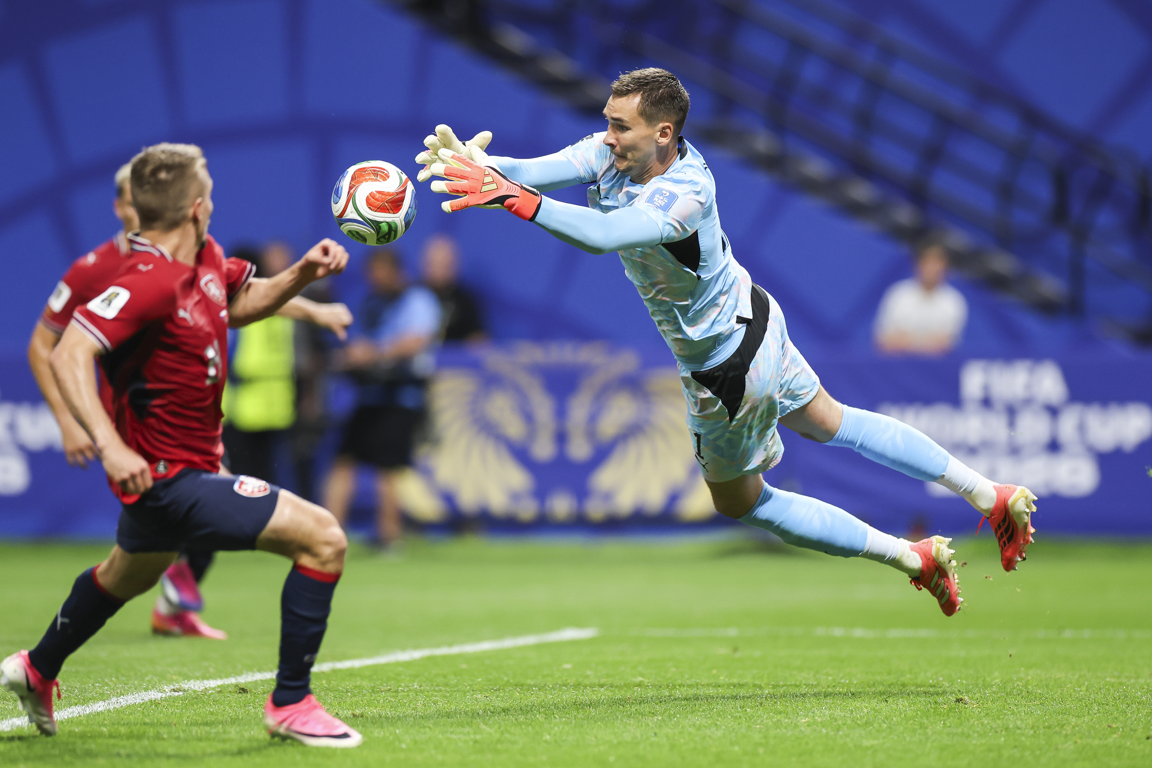 Czechia goalkeeper Matěj Kovář makes a save as we make our best World Cup predictions for Wednesday