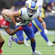 Puka Nacua #17 of the Los Angeles Rams features in our NFL Offensive Rookie of the Year odds