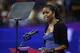 Former First Lady of the United States Michelle Obama speaks during a ceremony honoring 50 years of equal pay at the U.S Open as we look at the Michelle Obama presidential election odds.