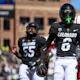 Wide receiver Tar'Varish Dawson of the Colorado Buffaloes scores a fourth-quarter touchdown against the Nebraska Cornhuskers, and we offer new U.S. bettors our exclusive BetRivers promo code.