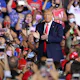 President Donald Trump arrives to speak Wednesday evening as he held a rally outside under the stars at the Gastonia Municipal Airport on Gaston Day School Road as we look at our Donald Trump 2024 odds.