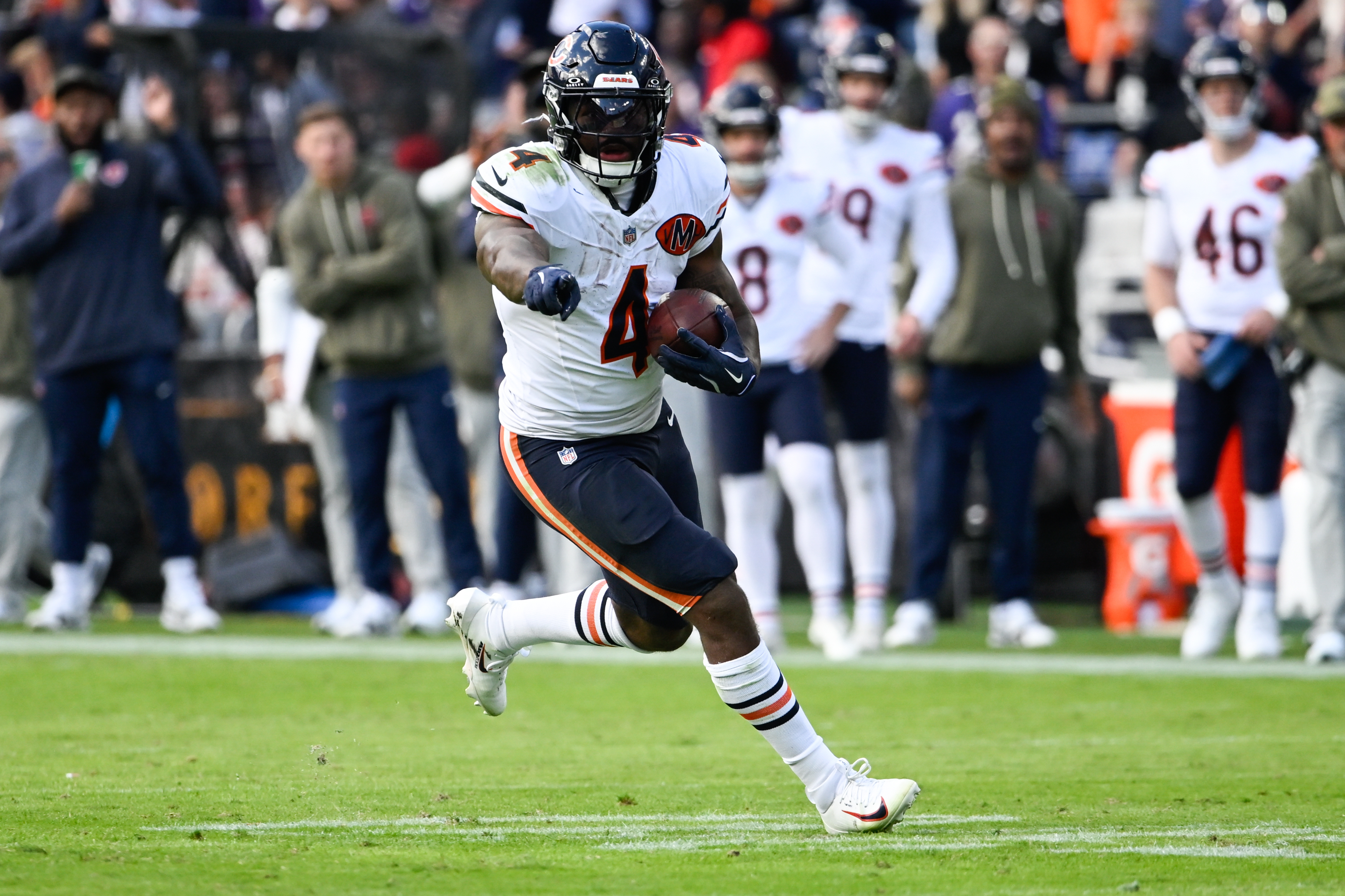 Anytime Touchdown Scorer Predictions Today: Bears vs. Eagles TD Picks for Black Friday