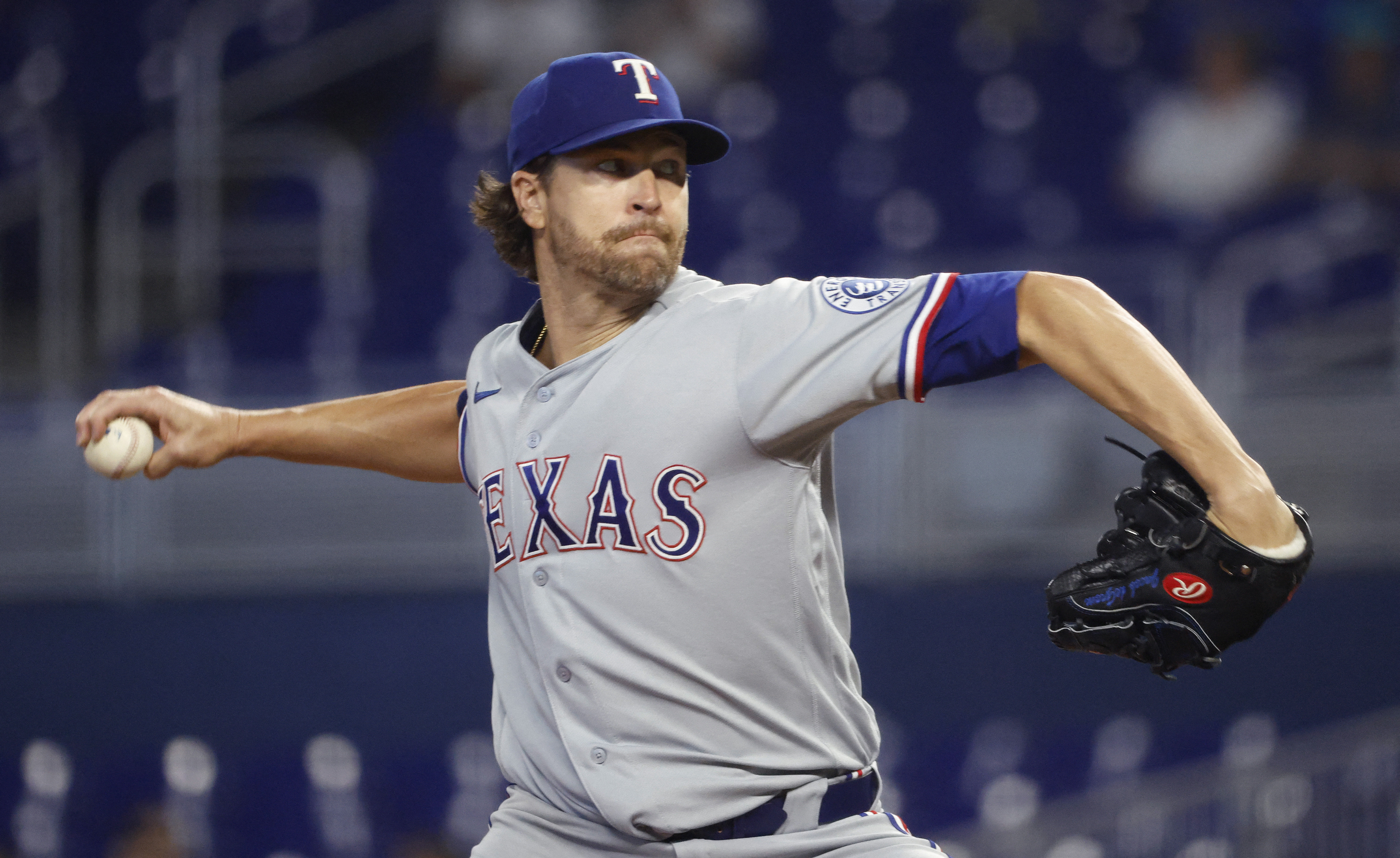 Texas Rangers pitcher Jacob deGrom - who's featured in my best NRFI bets today - throws. 