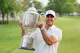 Brooks Koepka of the United States celebrates with the Wanamaker Trophy as we make our PGA Championship expert picks