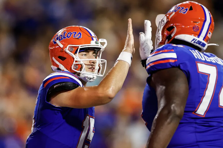 Graham Mertz of the Florida Gators is featured in our favorite Week 3 college football player props.