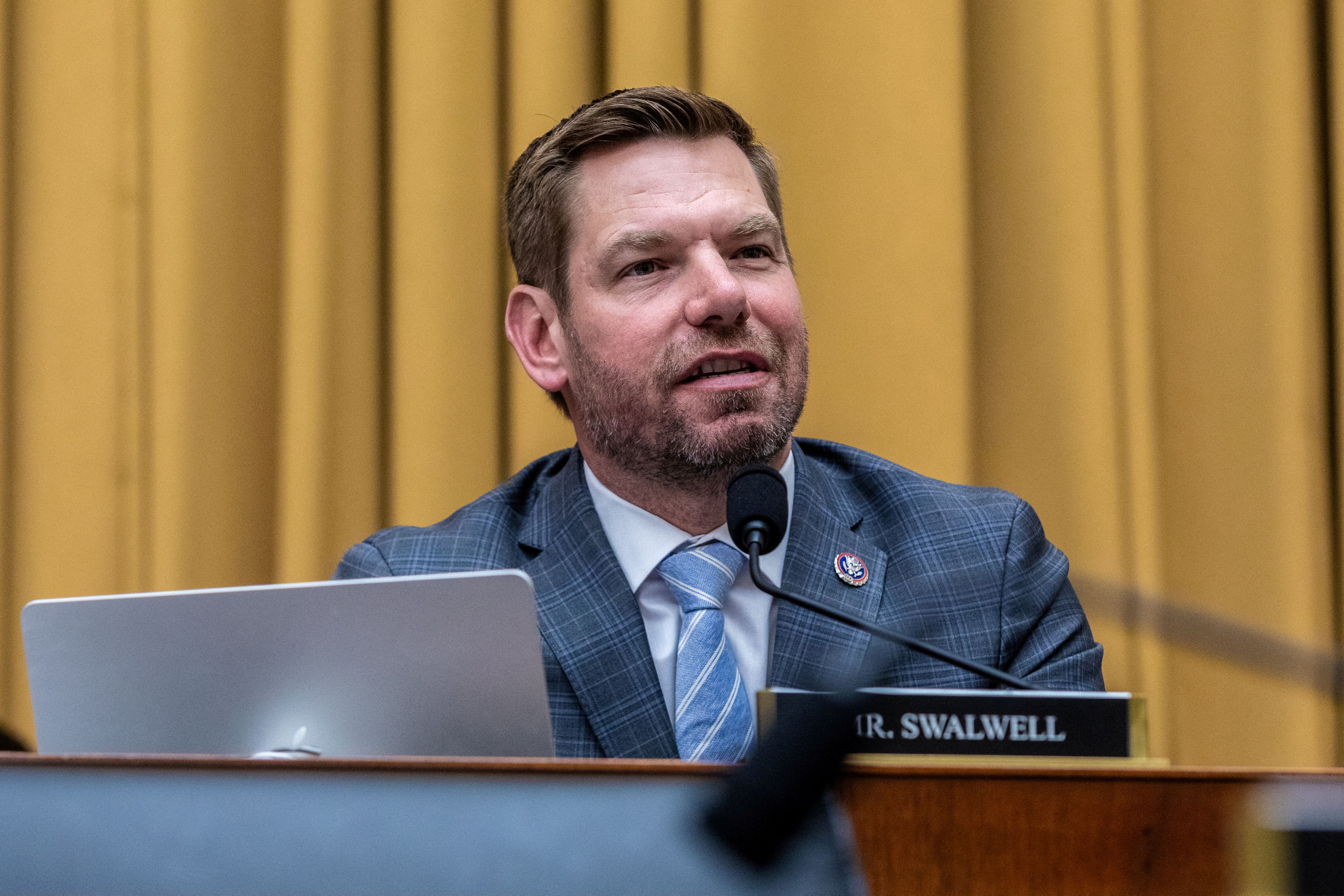 Rep. Eric Swalwell (D-CA) speaks during a House Judiciary Committee hearing as we look at the California Governor Election Odds
