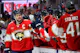 Aleksander Barkov of the Florida Panthers celebrates with his teammates as we look at the top 2024 Conn Smythe Trophy odds