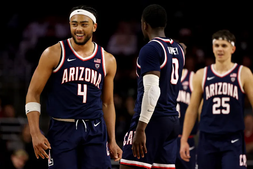 Kylan Boswell #4 of the Arizona Wildcats looks to stay hot in our Arizona vs. UCLA picks.