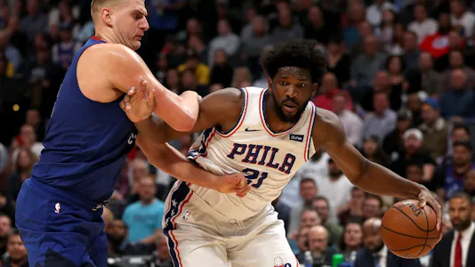 Joel Embiid of the Philadelphia 76ers is pulling away from two-time MVP Nikola Jokic of the Denver Nuggets in the latest NBA MVP odds.