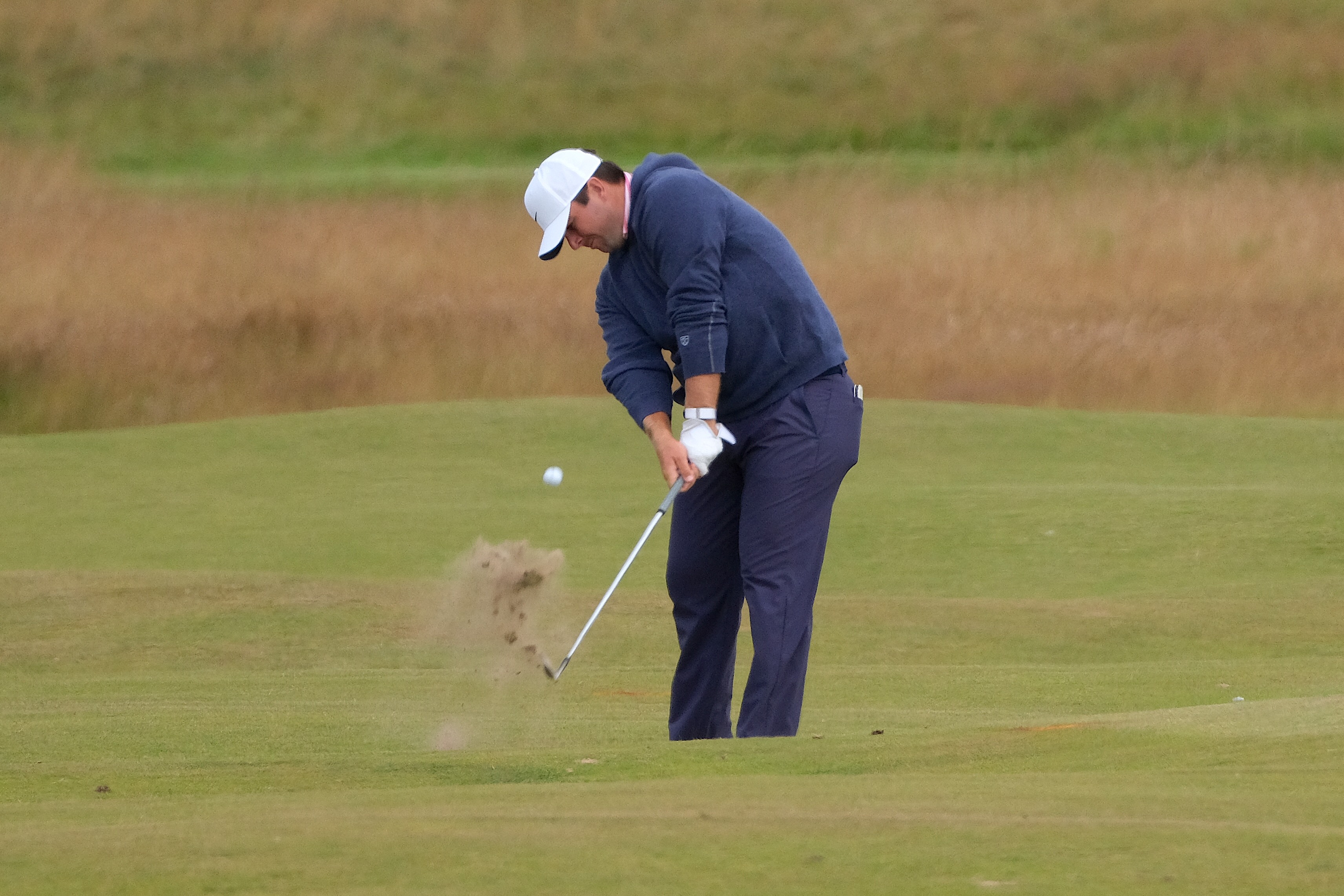 Chris Gotterup (USA) on the 11th fairway as he is featured in our British Open First-Round Leader prediction & odds.