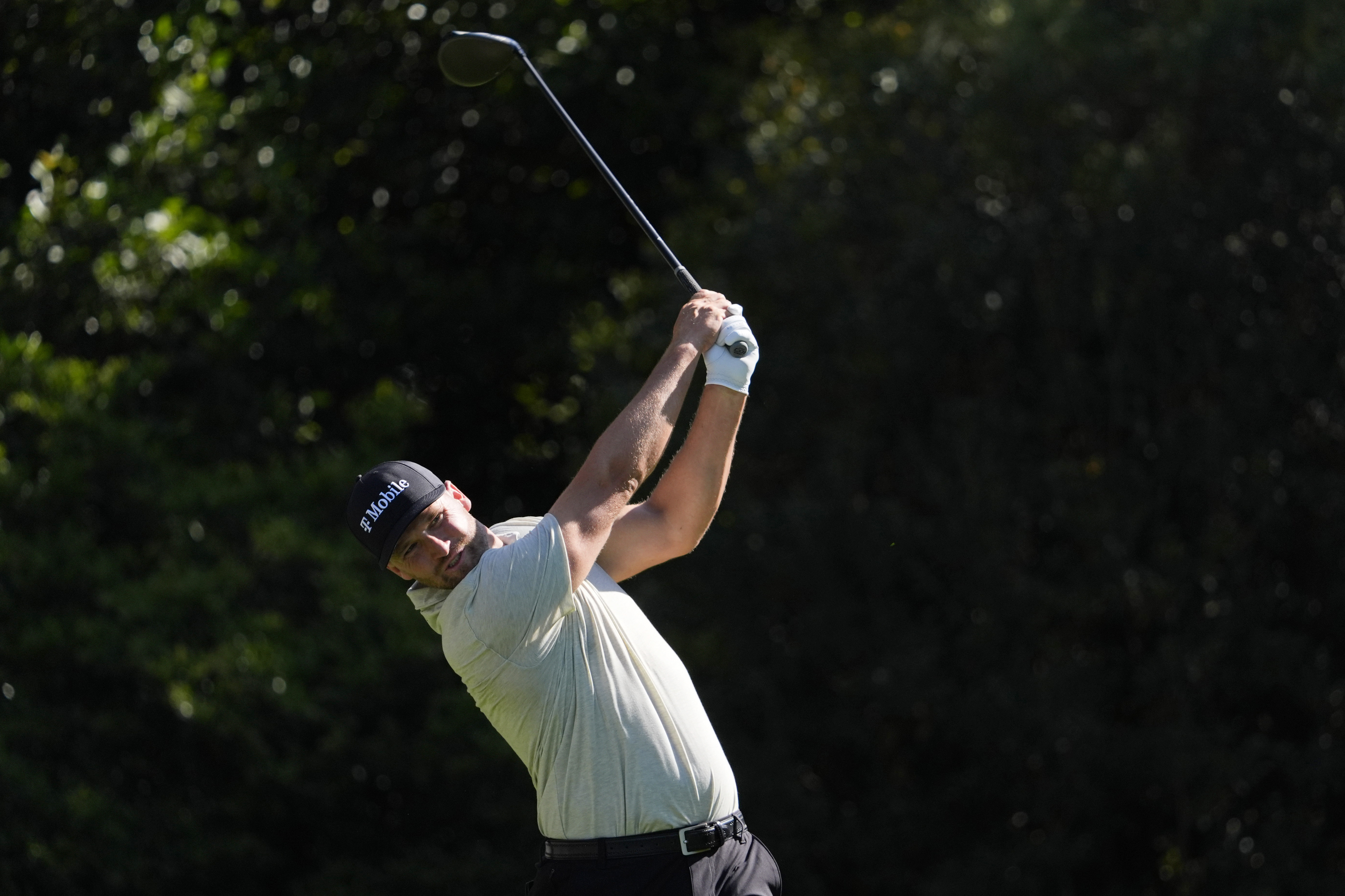 Wyndham Clark - who's featured in my RBC Heritage sleeper picks - tees off on the 11th hole. 