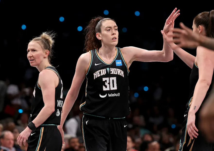 Breanna Stewart of the New York Liberty features in our top Sun vs. Liberty promo.
