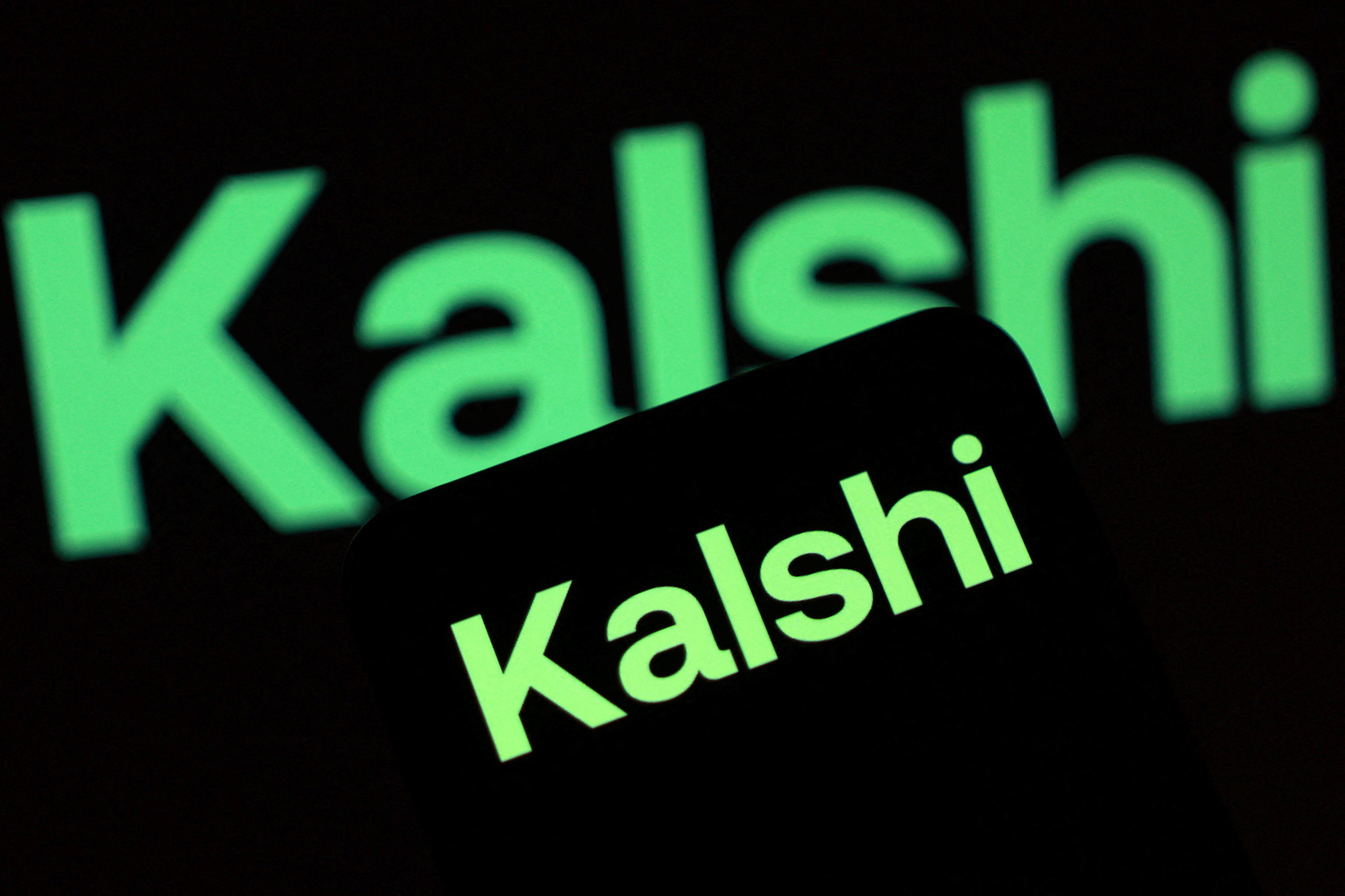 The Kalshi logo appears in this illustration as we look at the status of court cases against the prediction market operator nationwide.