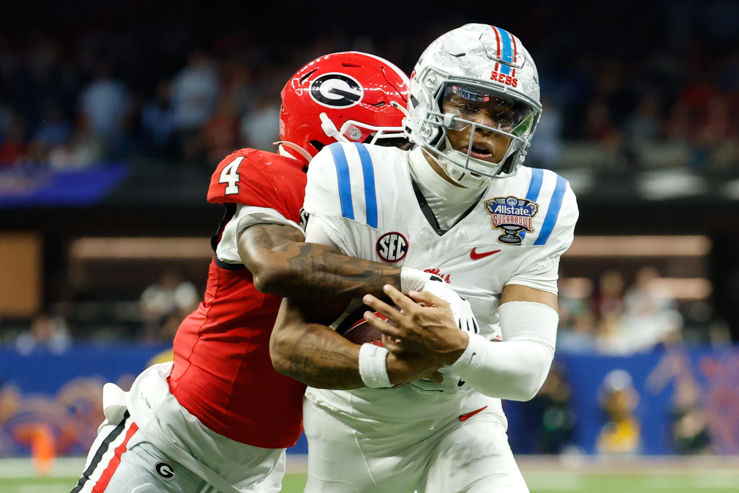 Trinidad Chambliss Player Prop Picks for College Football Semifinal | Best CFP Props vs. Miami