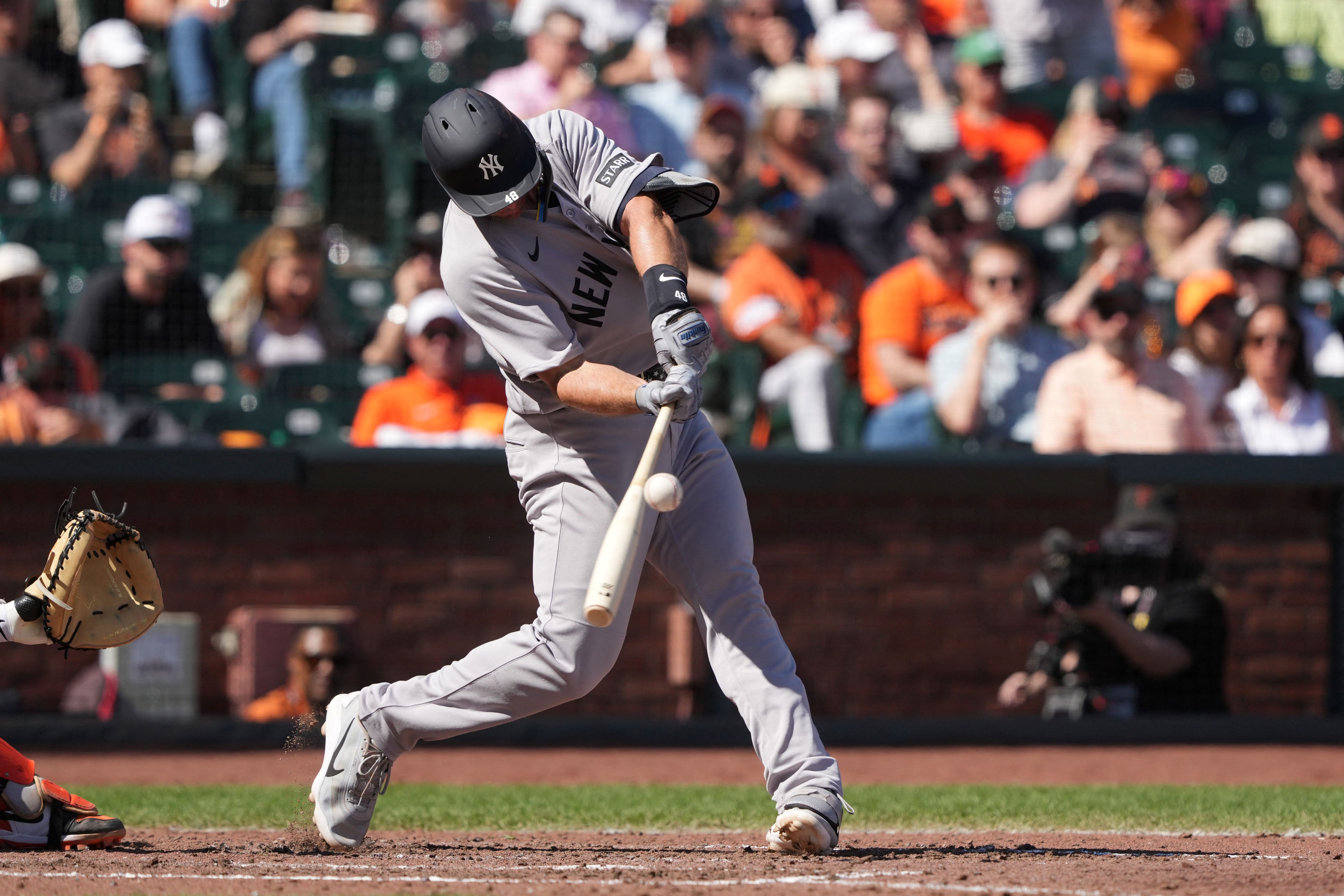 New York Yankees first baseman Paul Goldschmidt hits as we make our best home run predictions for May 18.