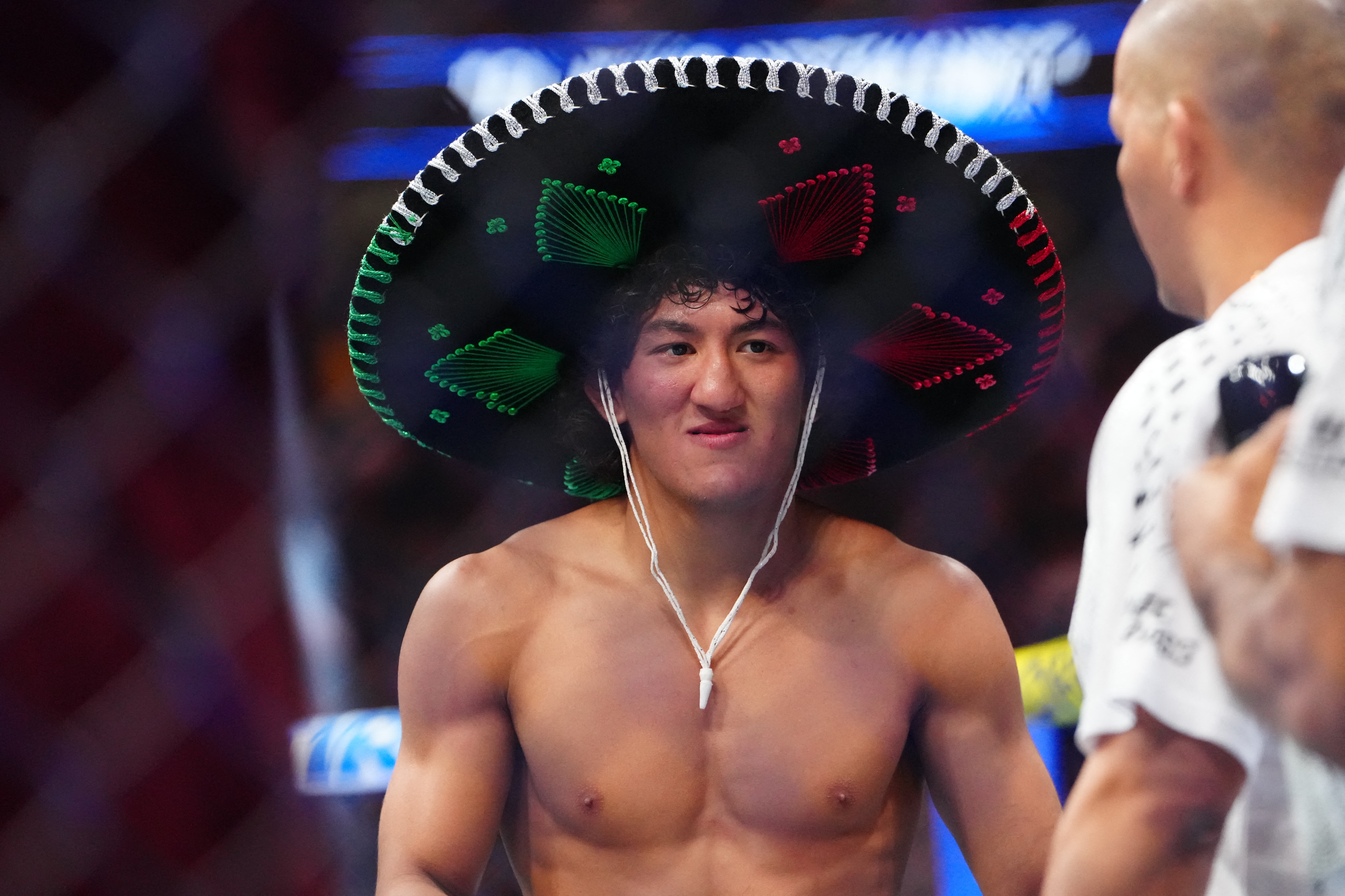 Raul Rosas Jr. reacts as we make our best Raul Rosas Jr. vs. Raoni Barcelos predictions.