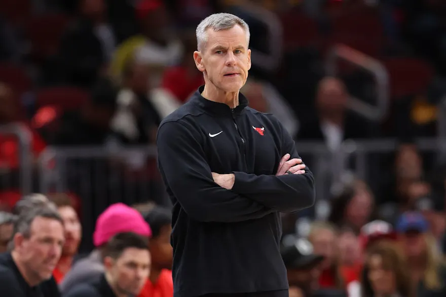 Head coach Billy Donovan of the Chicago Bulls looks on as we look at the latest Kentucky next coach odds, with Donovan as the betting favorite.