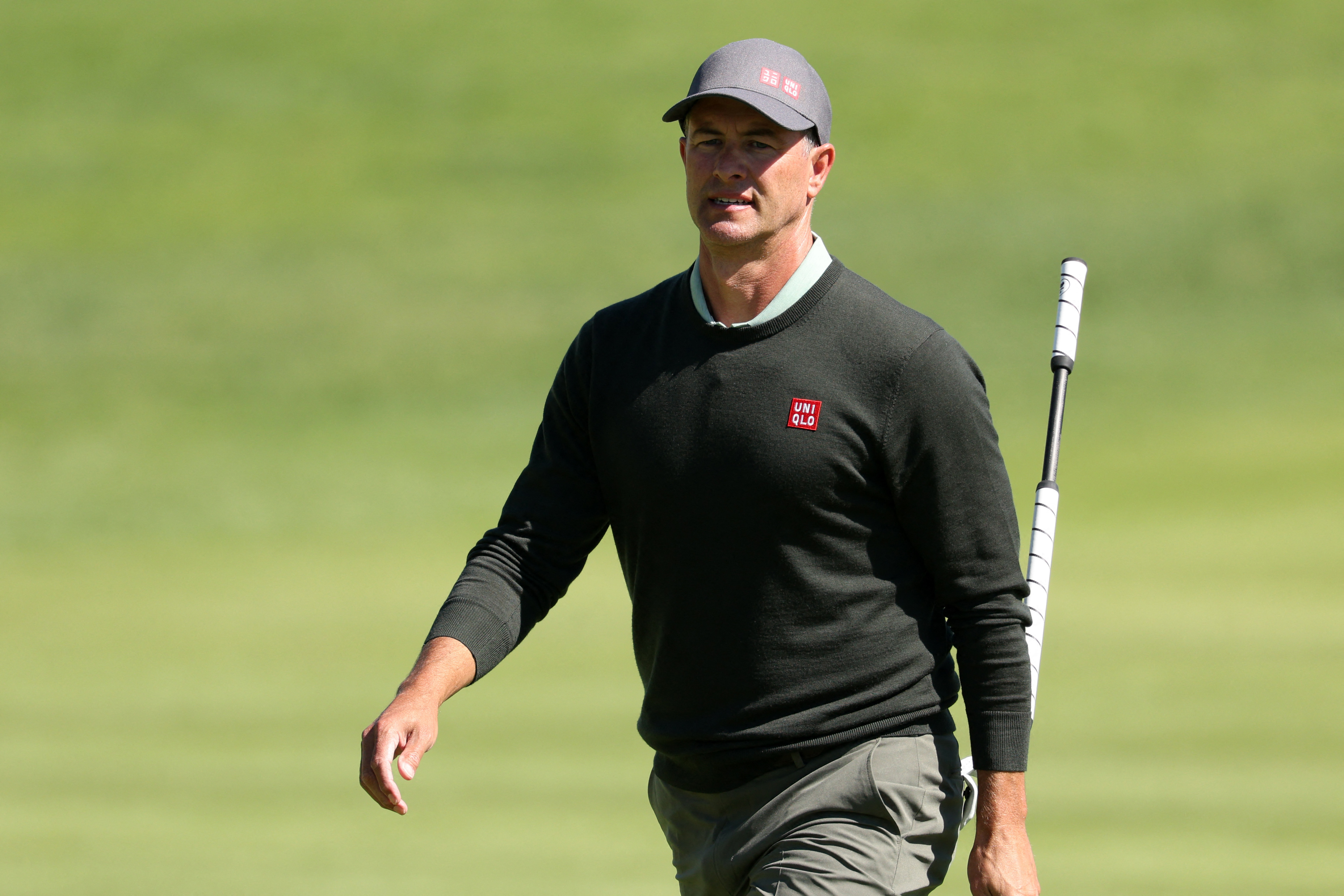 Adam Scott - who's featured in my Cognizant Classic predictions - walks on the second hole. 