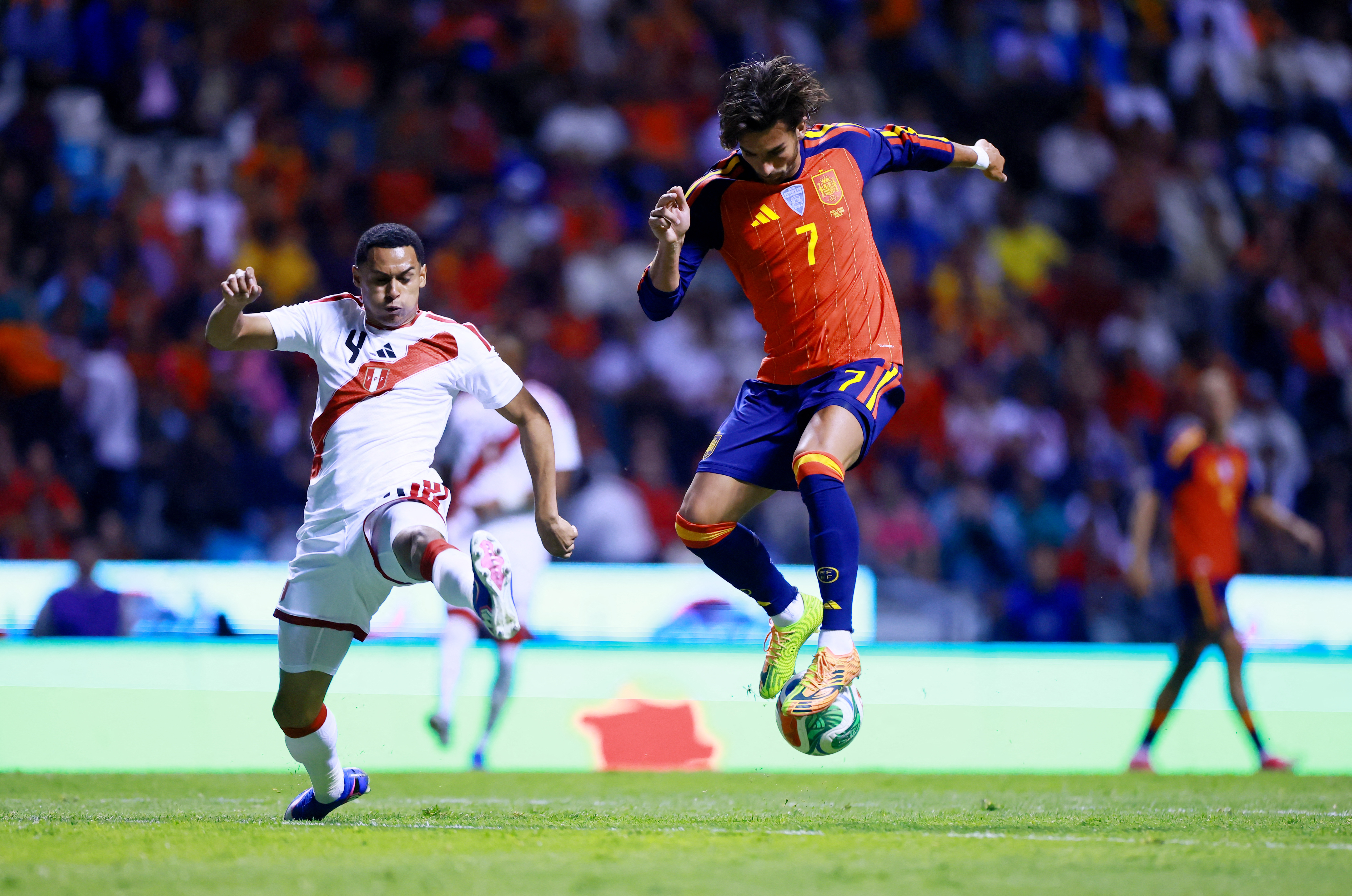 Ferran Torres in action as we provide our Spain vs. Cabo Verde prediction. 