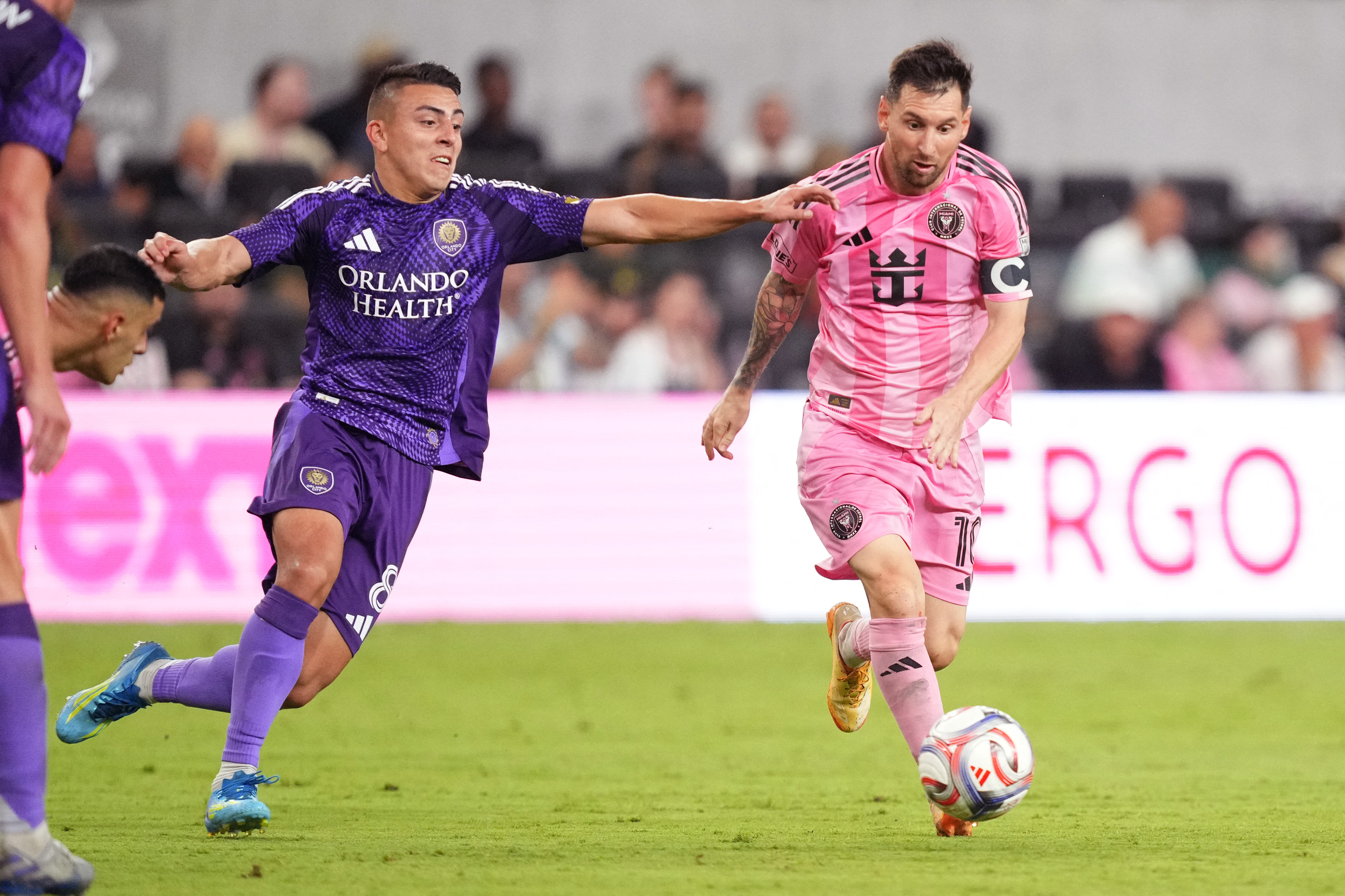 Inter Miami CF midfielder Lionel Messi (10) during the second half as we break down our Toronto FC vs. Inter Miami prediction & odds.