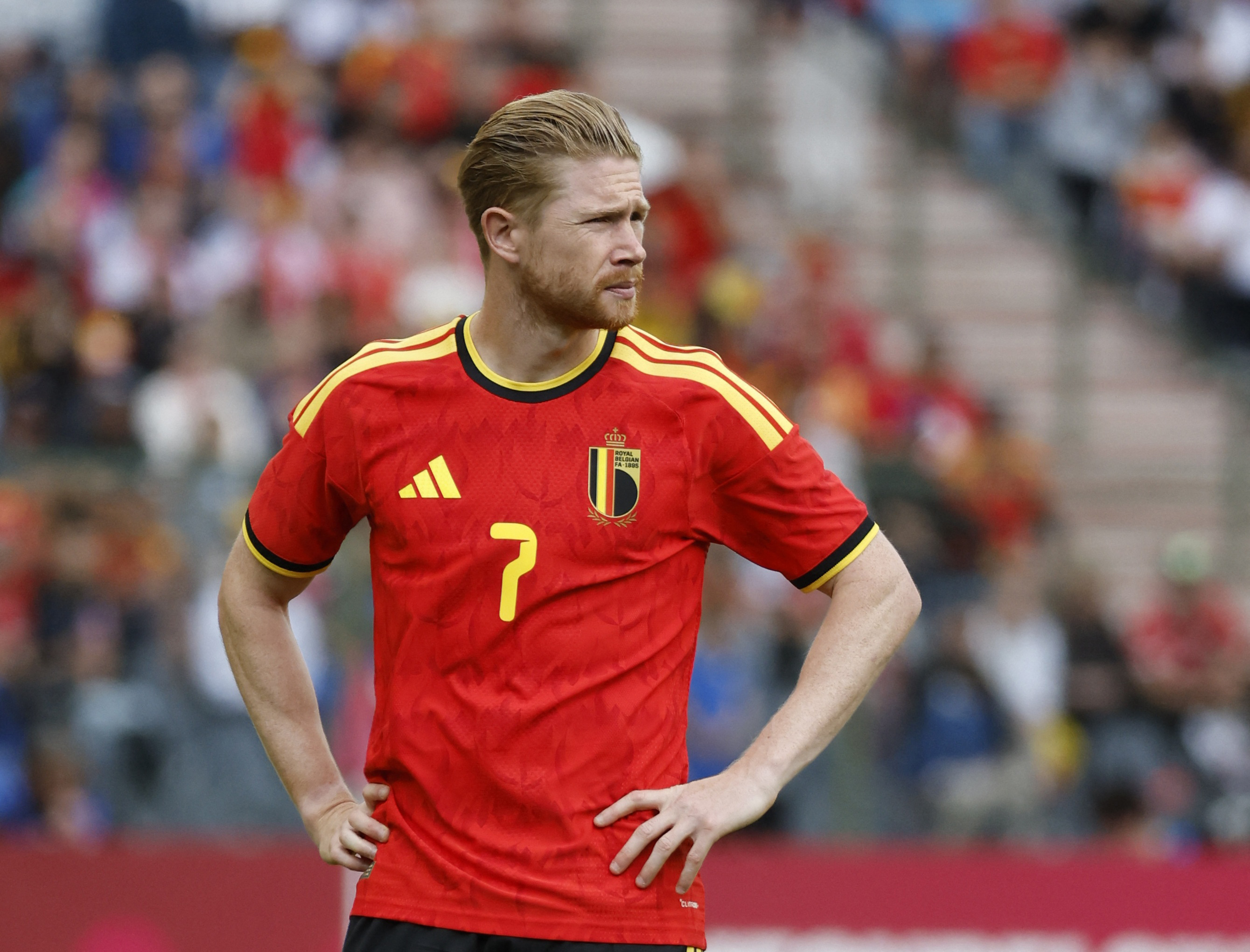 Belgium's Kevin De Bruyne looks on as we make our best World Cup predictions today