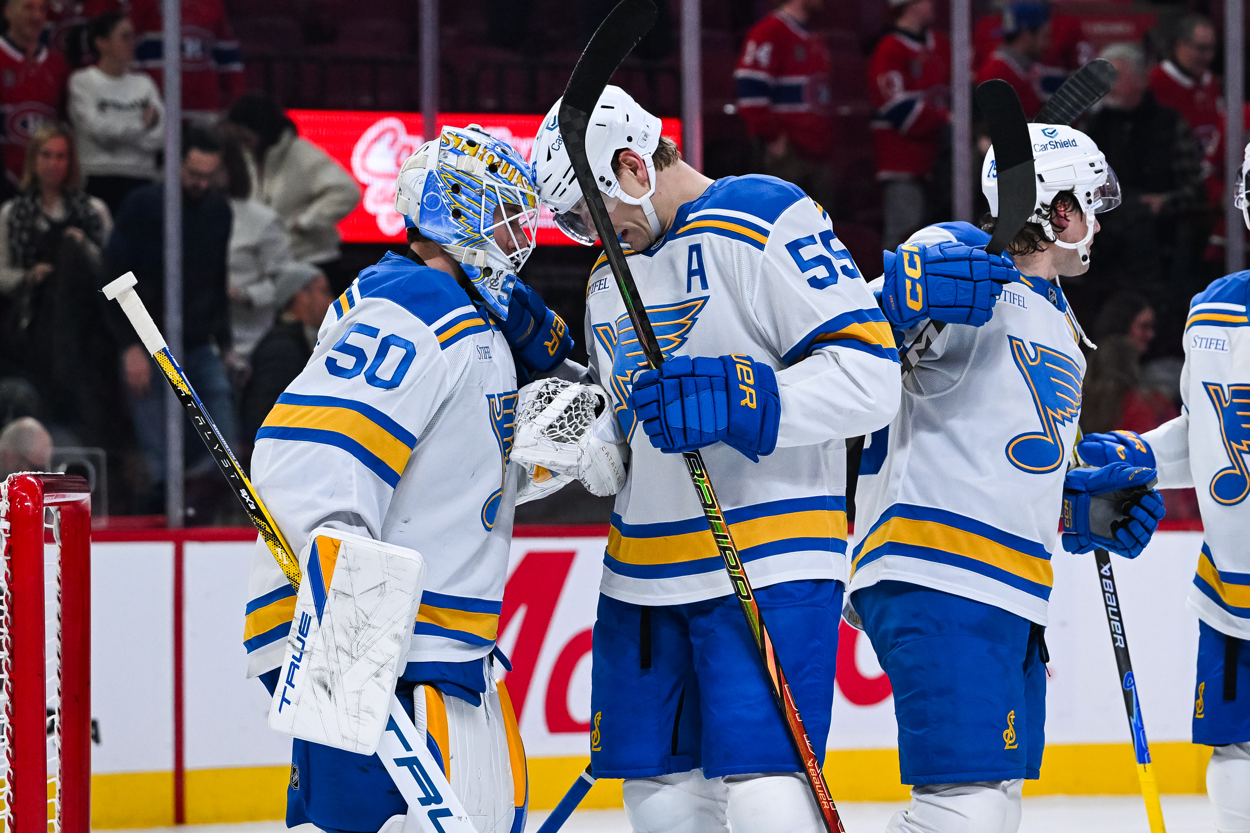  St. Louis Blues defenseman Colton Parayko headbutts goalie Jordan Binnington as we look at the first week of Missouri sports betting.