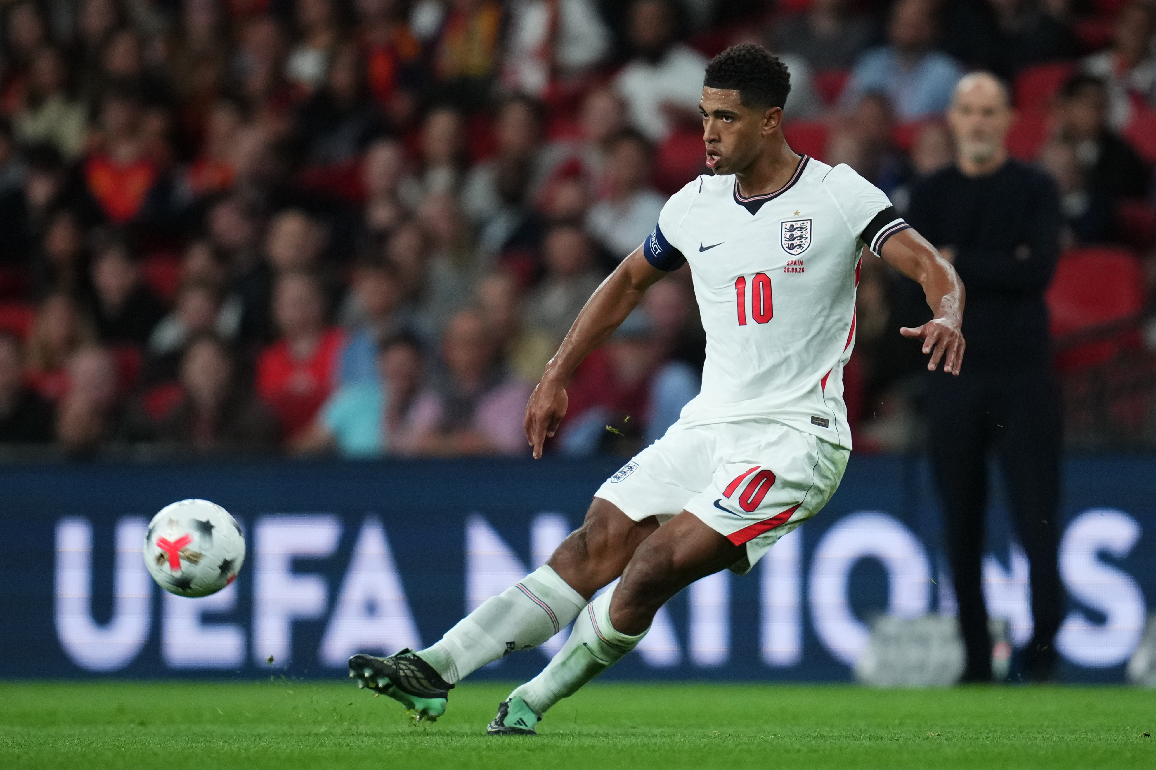 Jude Bellingham in action as we make our best Czechia vs. England prediction.