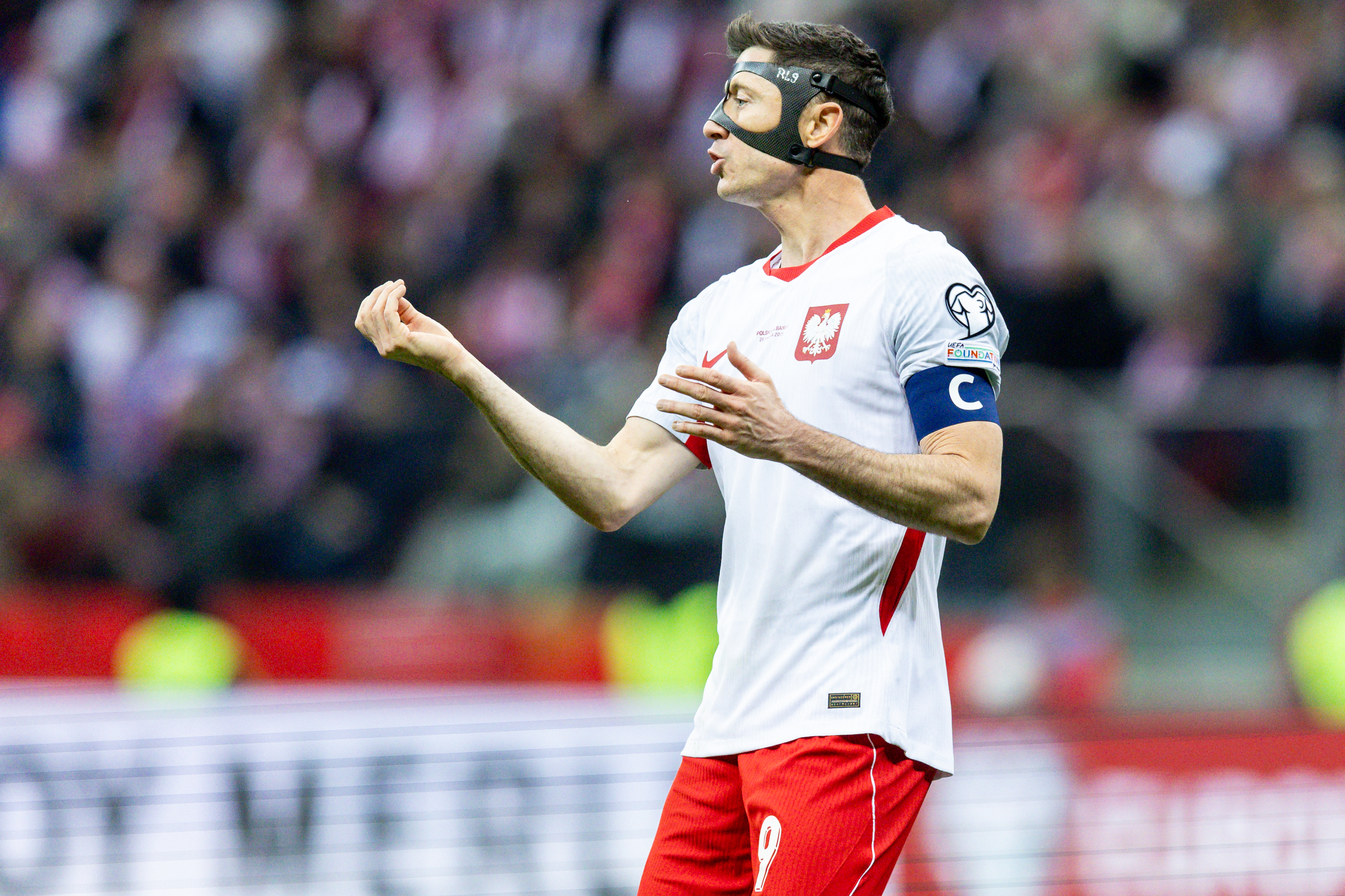 Robert Lewandowski in action as we provide the Sweden vs. Poland prediction today.