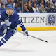 Auston Matthews of the Toronto Maple Leafs skates against the Tampa Bay Lightning during Game 7 of the First Round of the 2022 Stanley Cup Playoffs at Scotiabank Arena on May 14, 2022 in Toronto, Ontario, Canada.