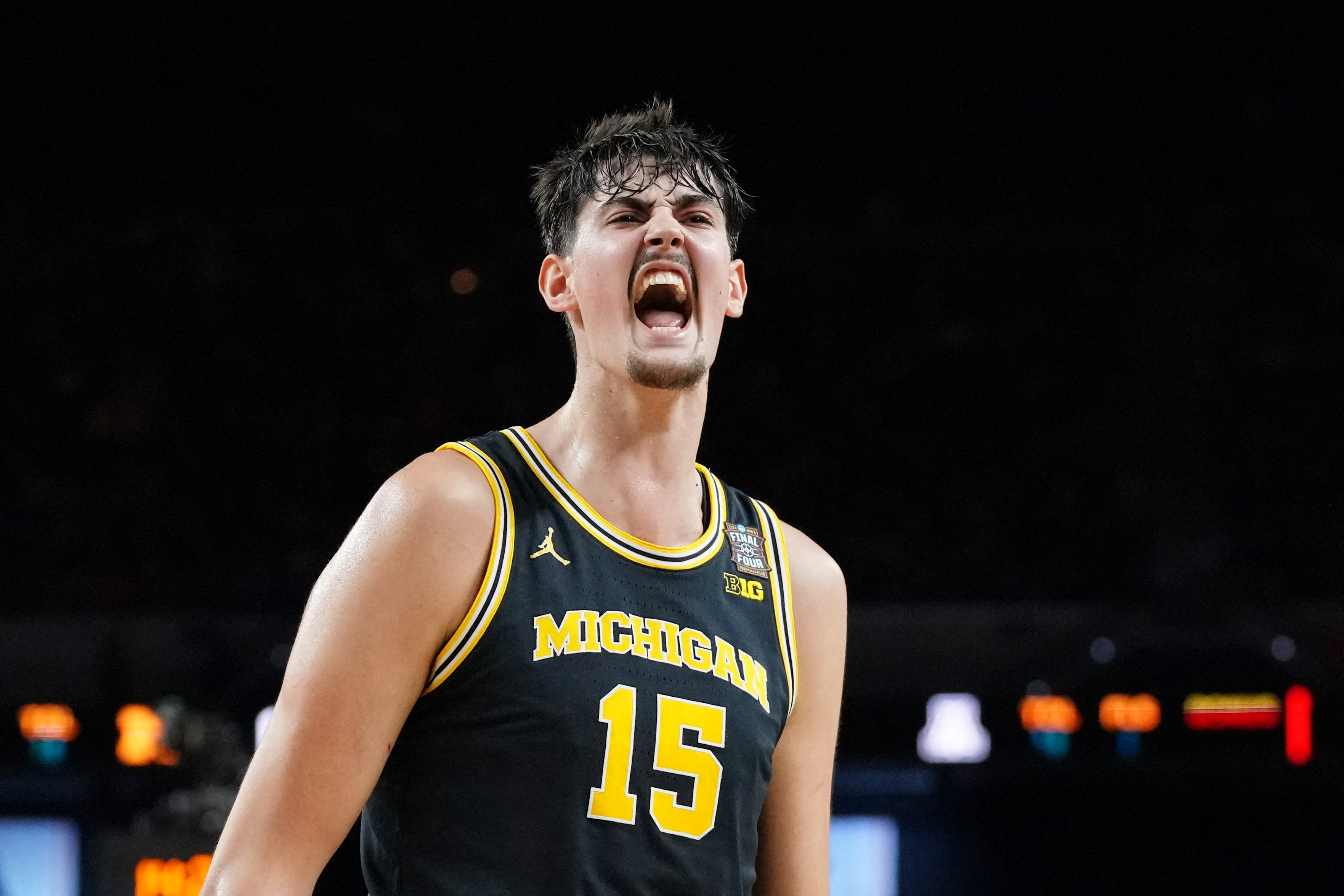 Michigan's Aday Mara is key to our UConn vs. Michigan prediction based on the March Madness national championship opening odds.
